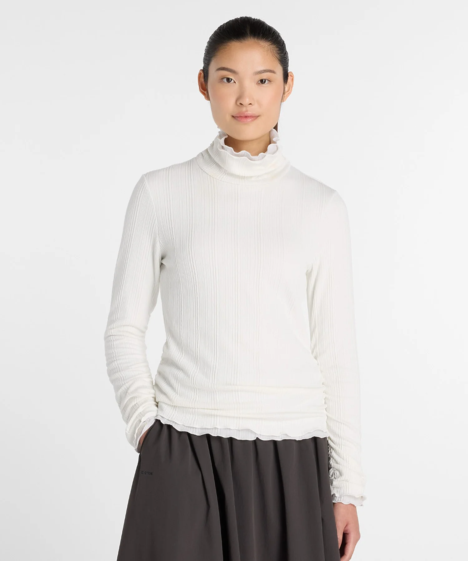 NEW BALANCE/ニューバランス/W NB Grey COLOR BLOCK L/S TOP WT61O1JA - Image 24