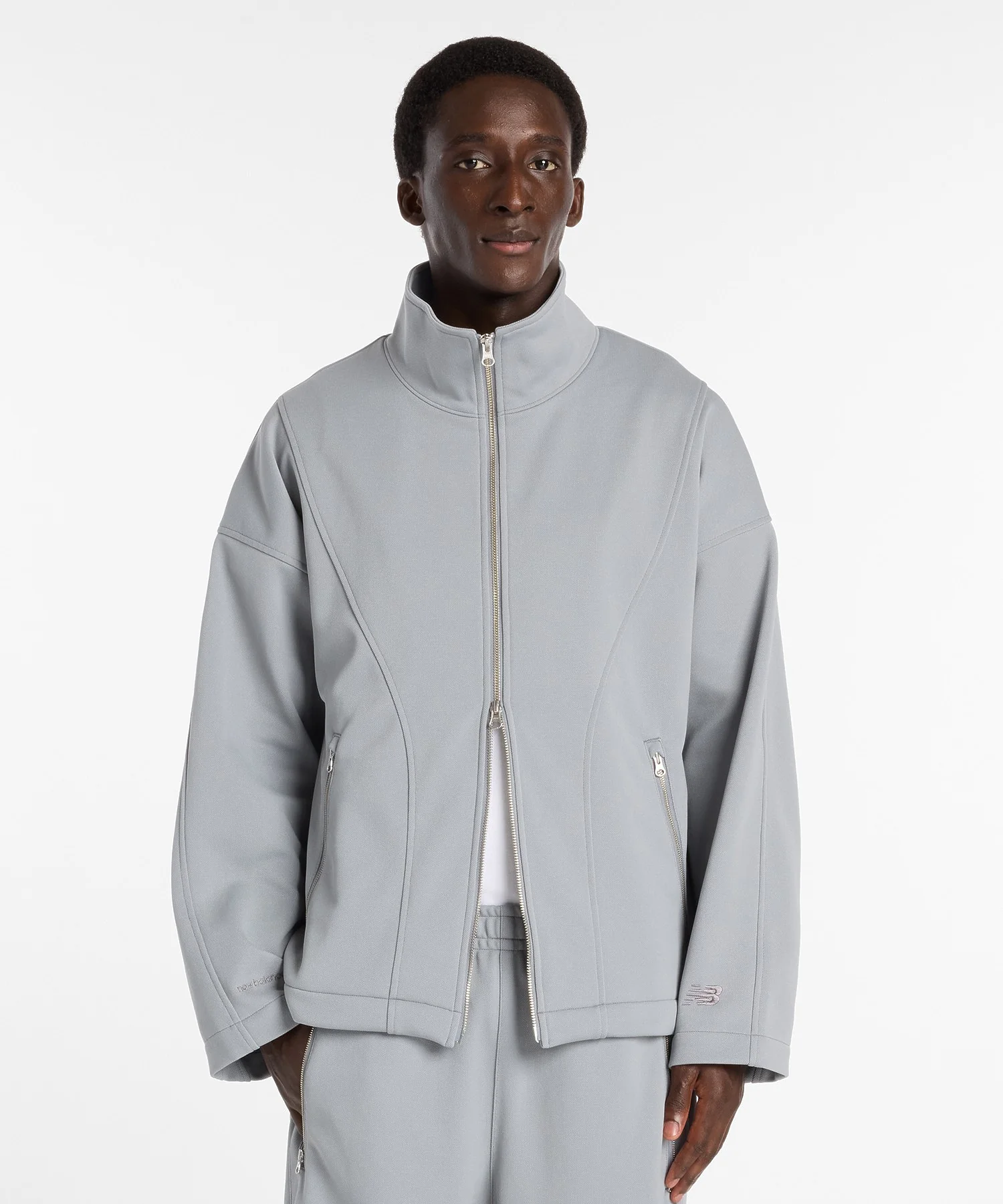 NEW BALANCE/ニューバランス/NB Grey vintage track jacket MJ61P8K3 - Image 5