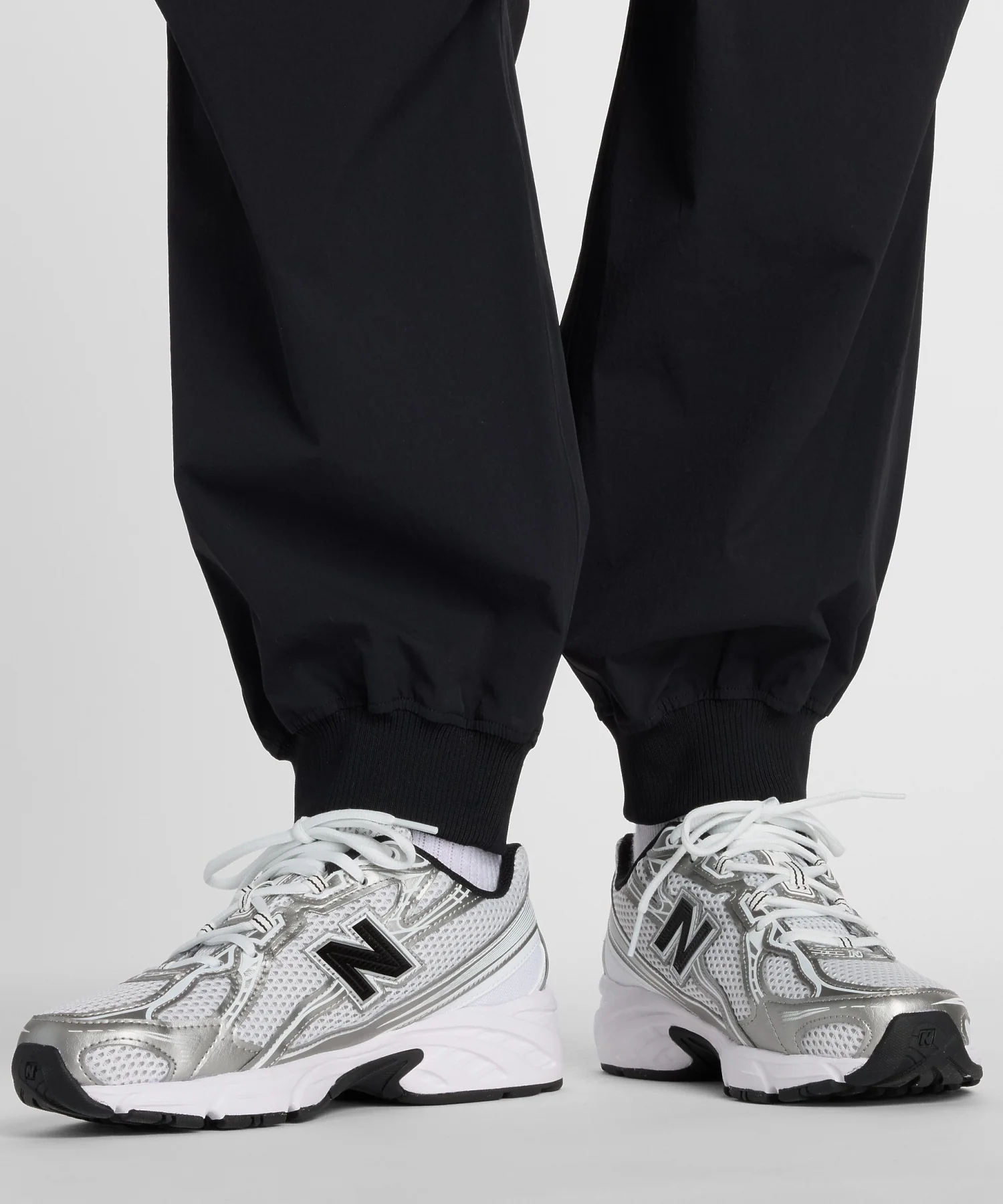 NEW BALANCE/ニューバランス/NB Grey jogger ribbed pants MB61X6WZ - Image 10