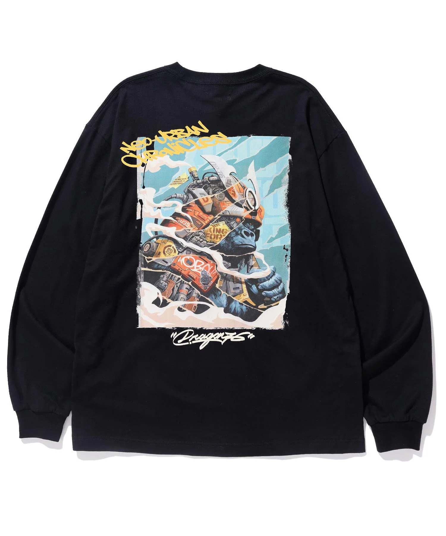 XLARGExDragon76 NEO URBAN CHRONICLES L/S TEE calif-ART - Image 2
