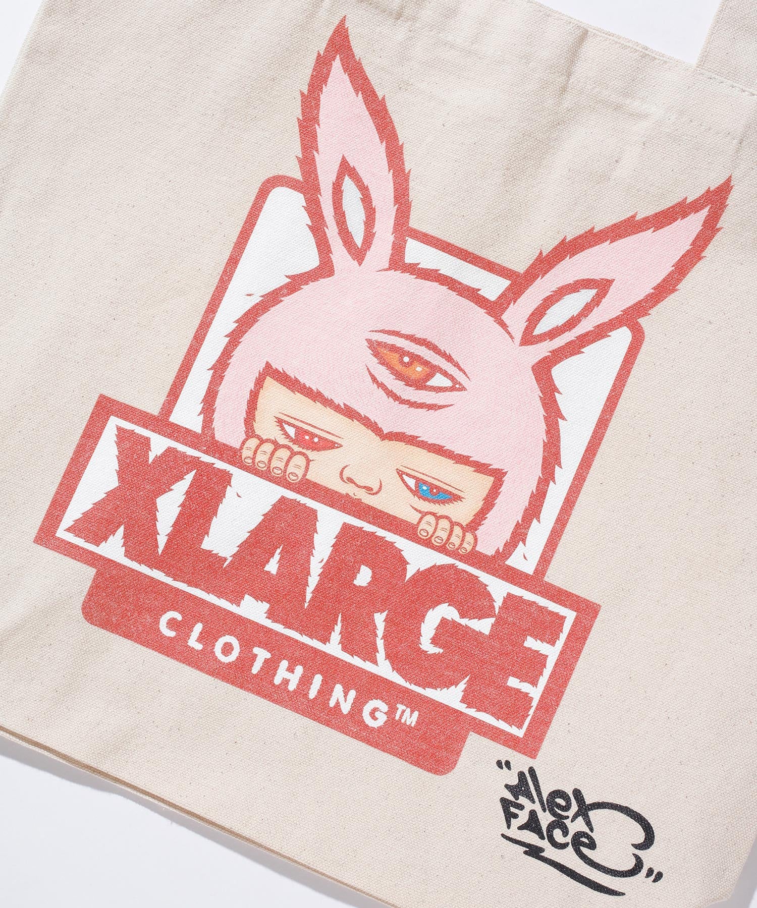 XLARGE × ALEXFACE TOTE BAG calif-ART - Image 3