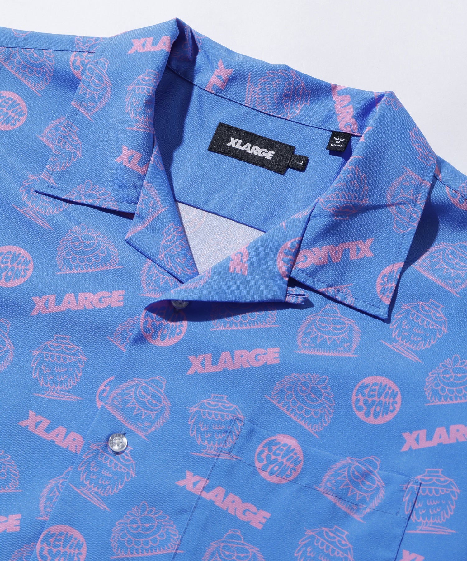 XLARGE×KEVIN LYONS OPEN COLLAR S/S SHIRT - Image 4