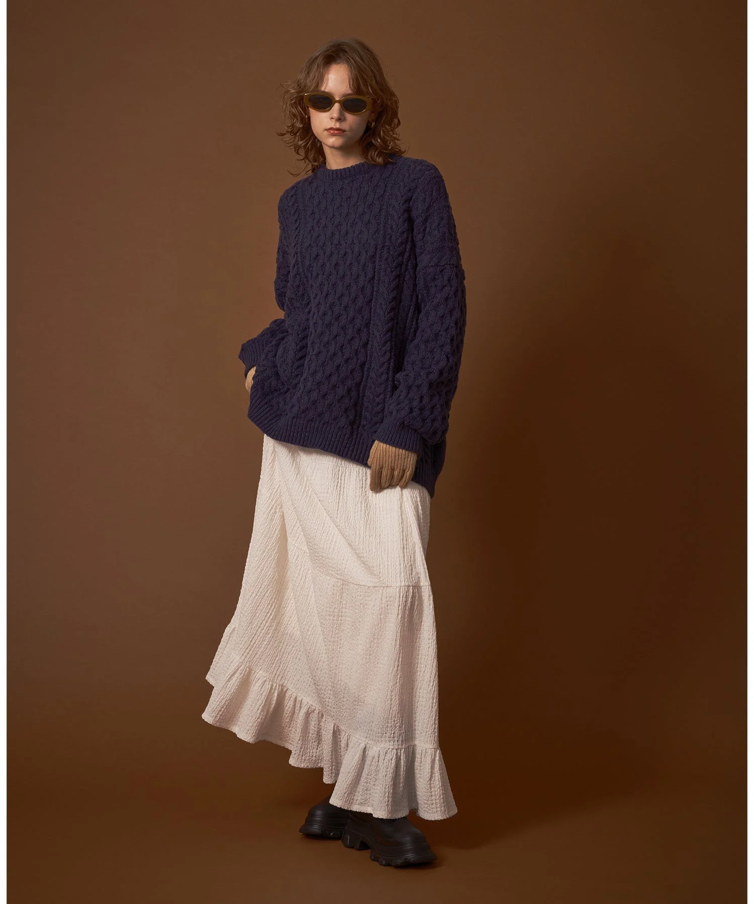 LACE TIERED LONG SKIRT DISPATCHER NO.8 - Image 9