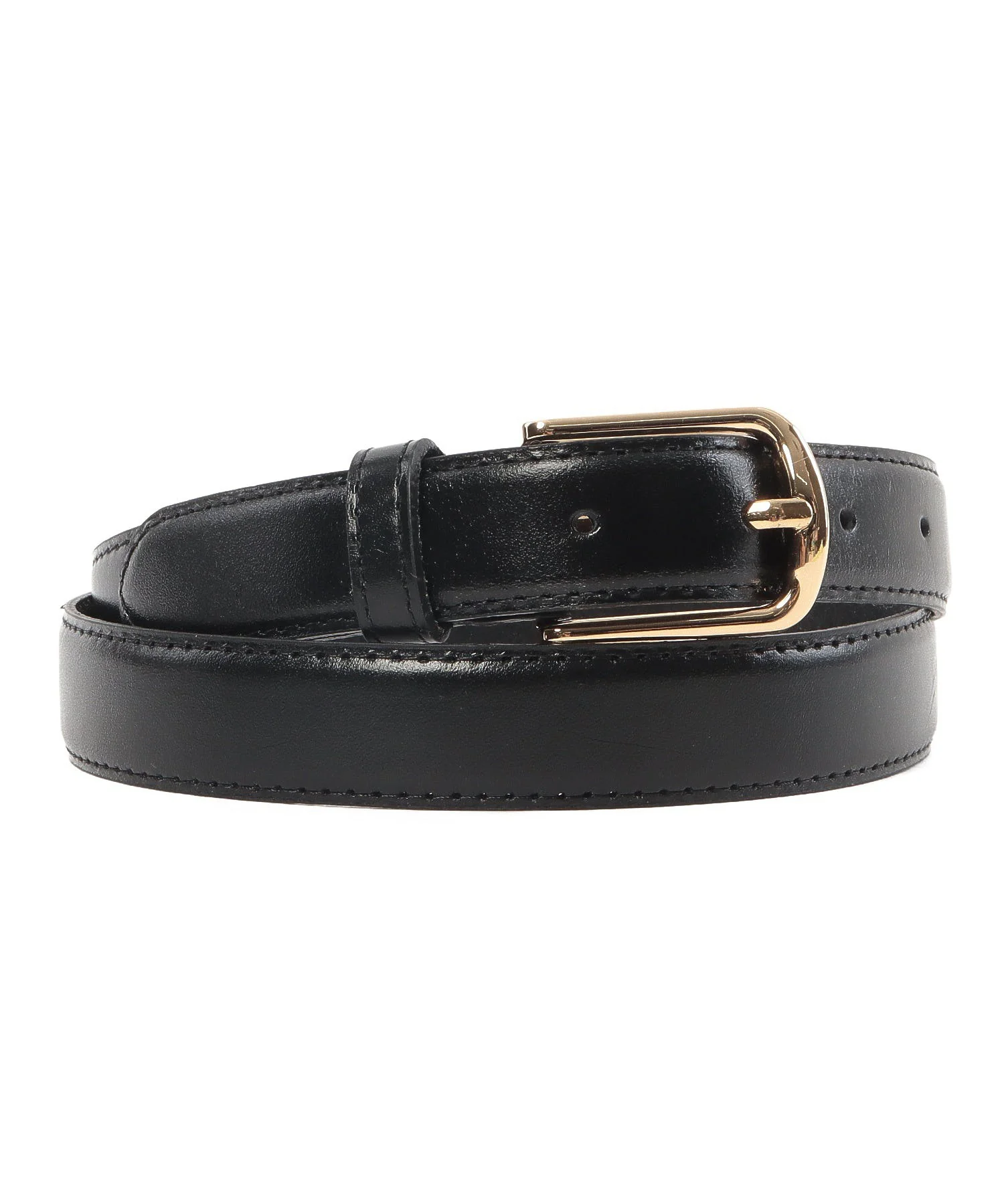 GOLD BUCKLE FAUX LEATHER BELT DISPATCHER NO.8 - Image 6