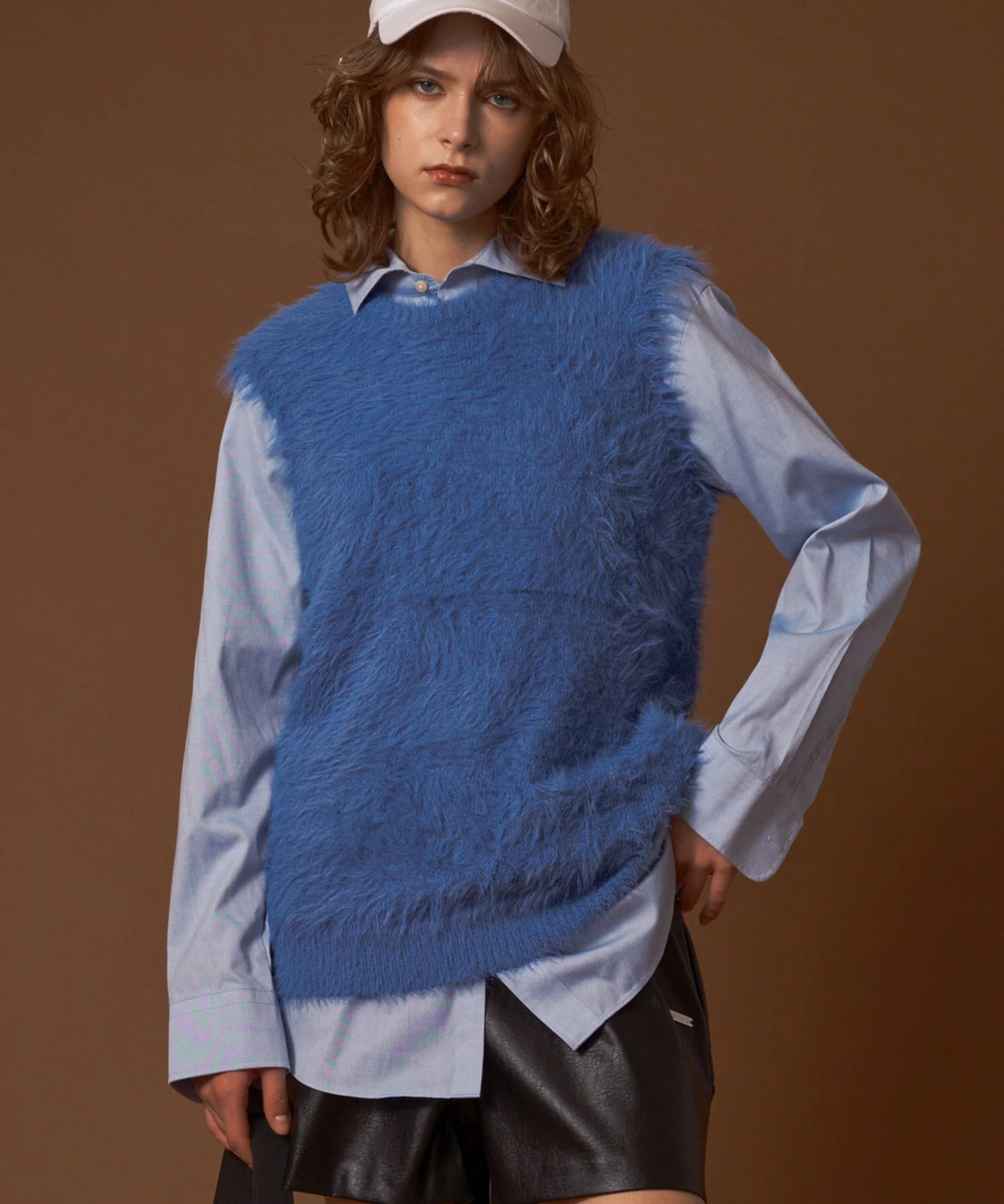 SHAGGY KNIT VEST DISPATCHER NO.8 - Image 2