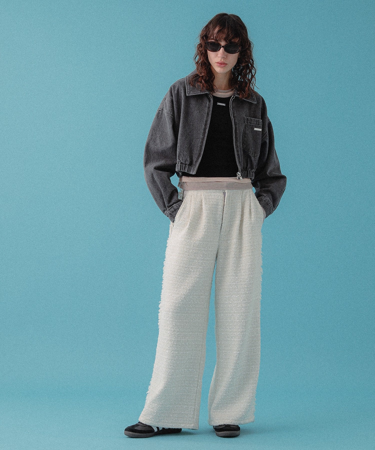 クロップドデニムジャケット - Image 4