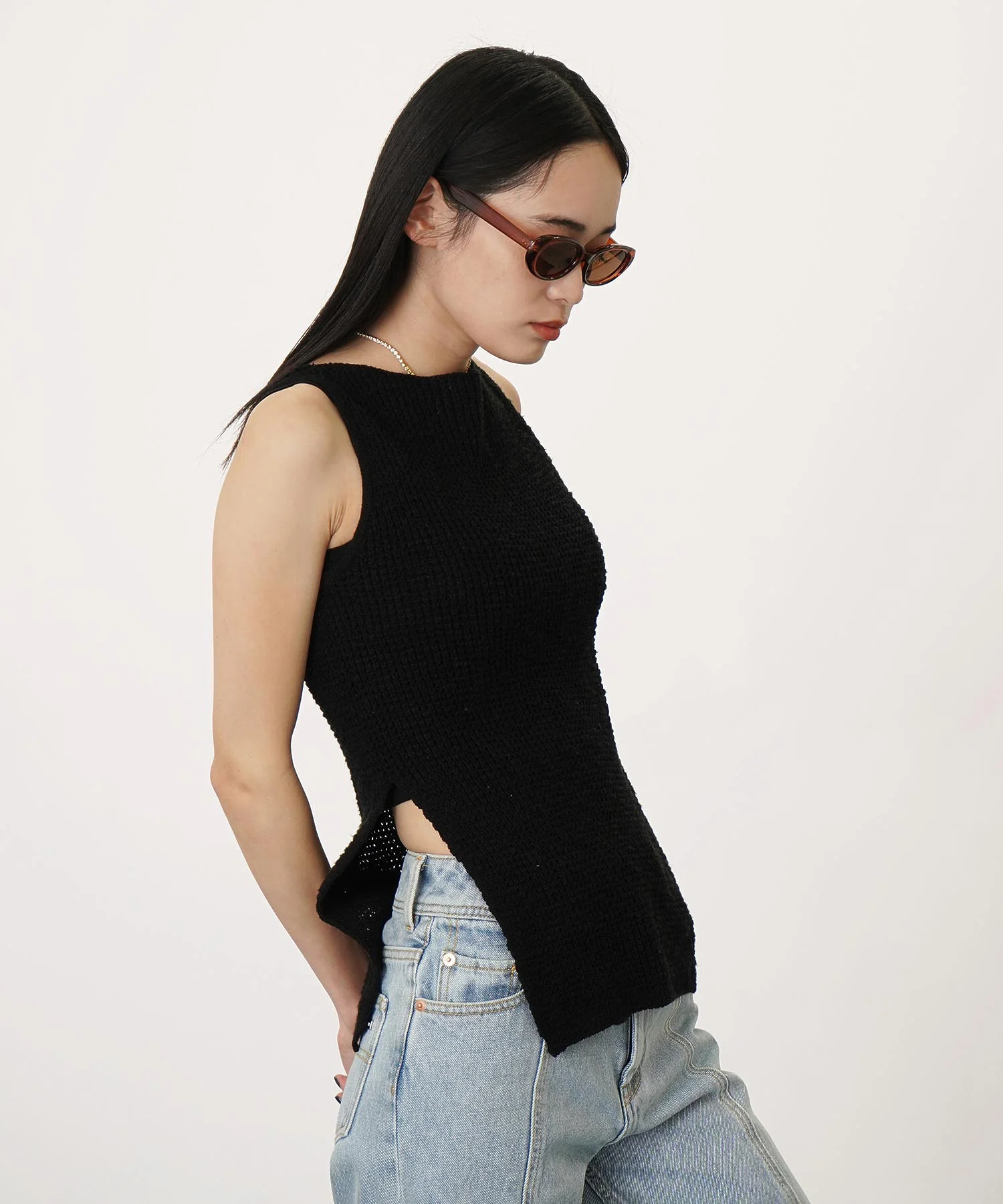 2WAYスリットヘムスラブニット - Image 61