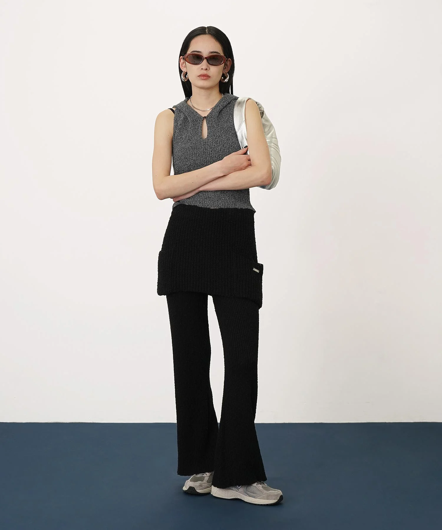 バックオープンニットフーディー - Image 51