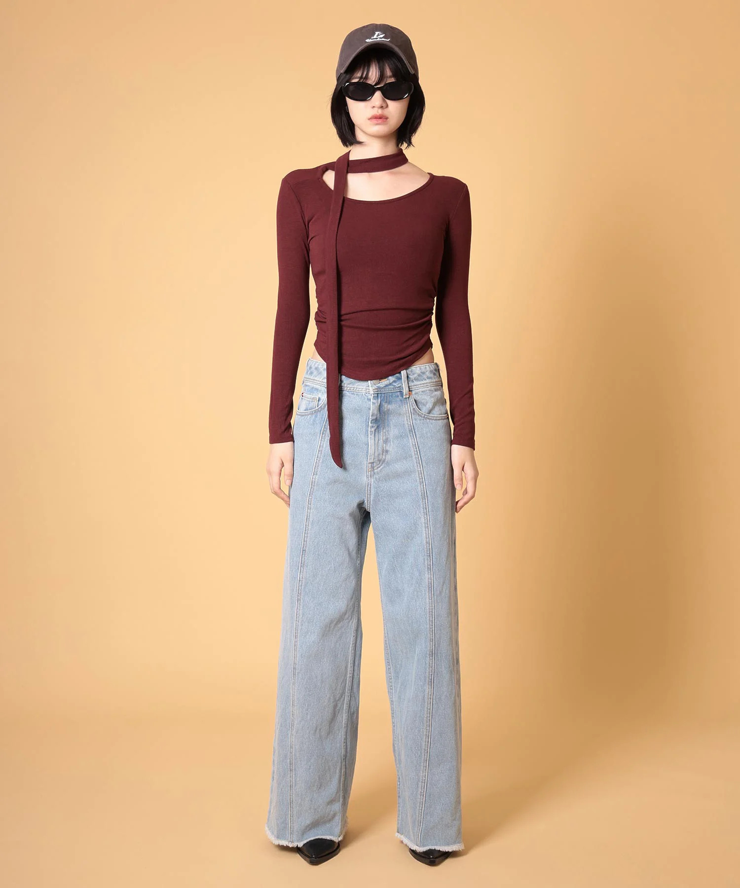 チョーカードッキングロングスリーブTシャツ - Image 14