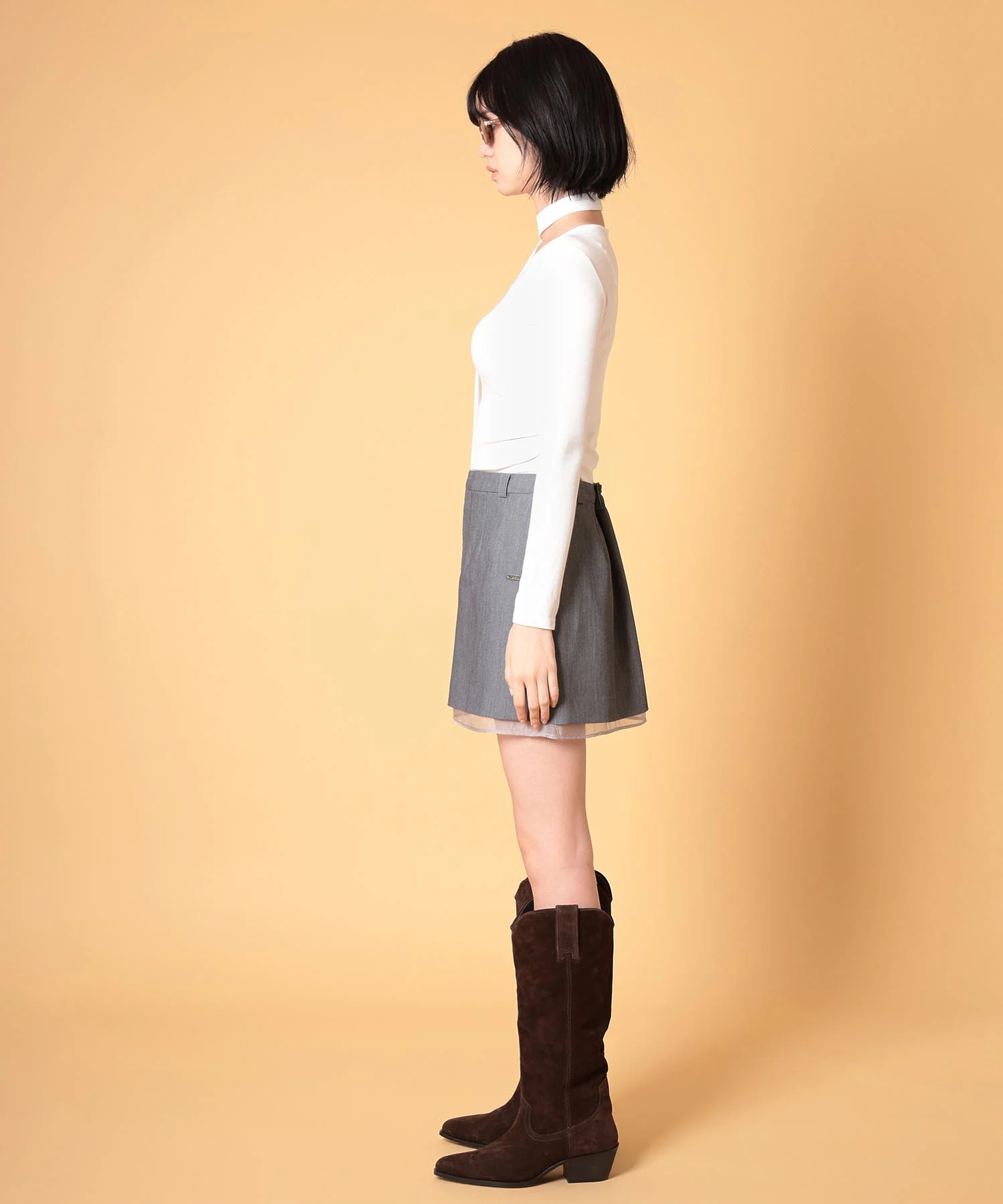 チョーカードッキングロングスリーブTシャツ - Image 26