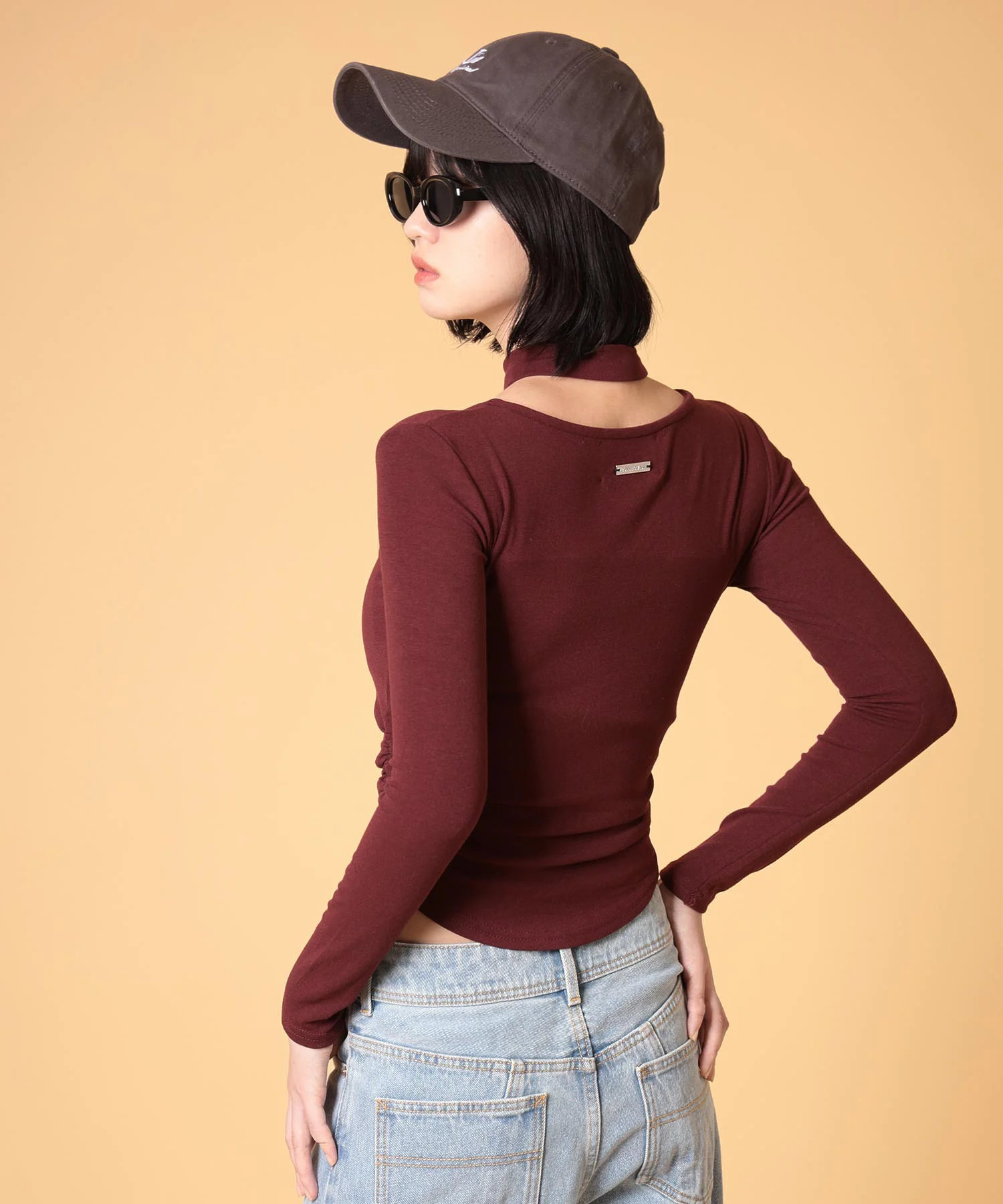 チョーカードッキングロングスリーブTシャツ - Image 7