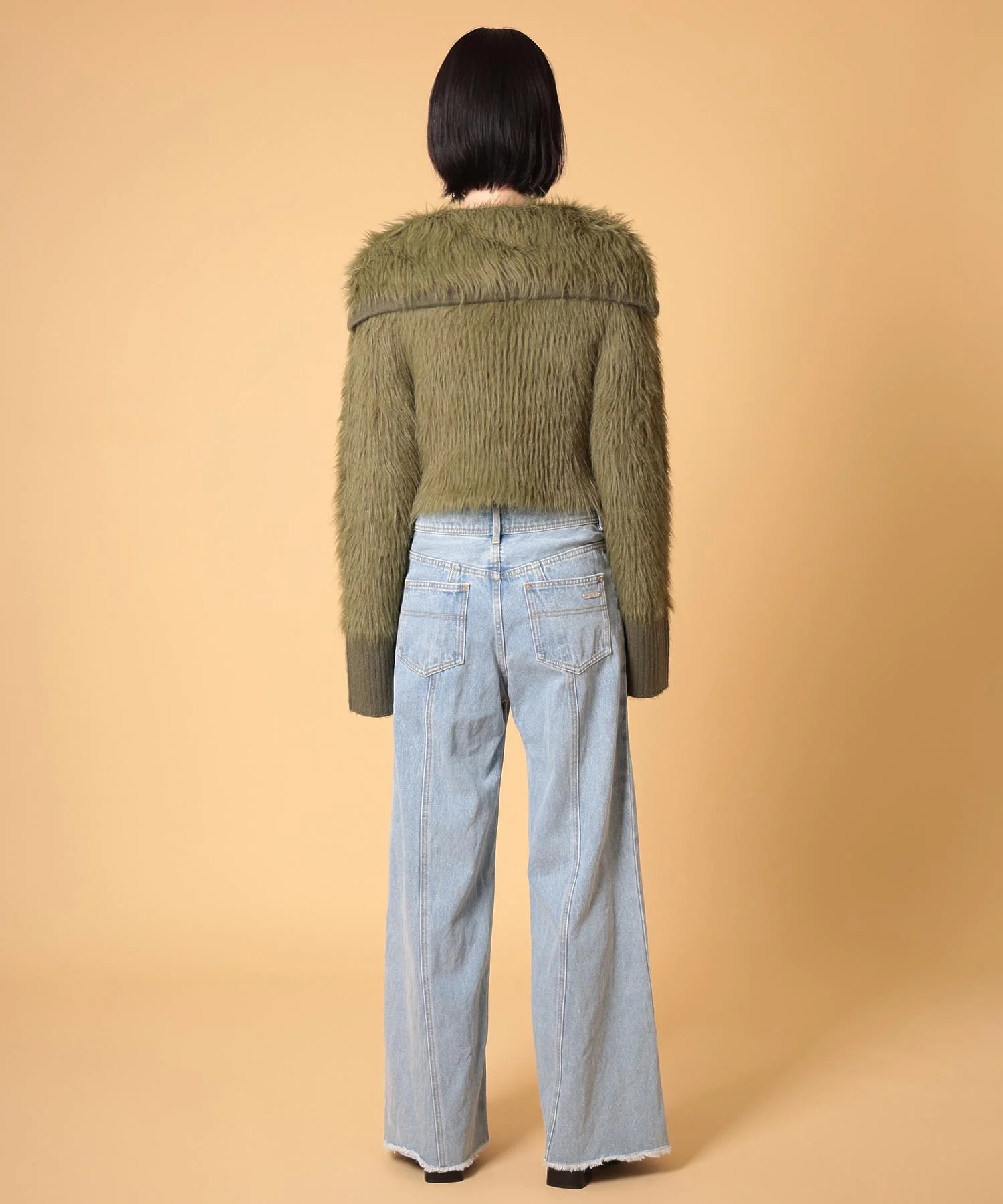 ビッグカラーシャギーニットカーディガン - Image 36