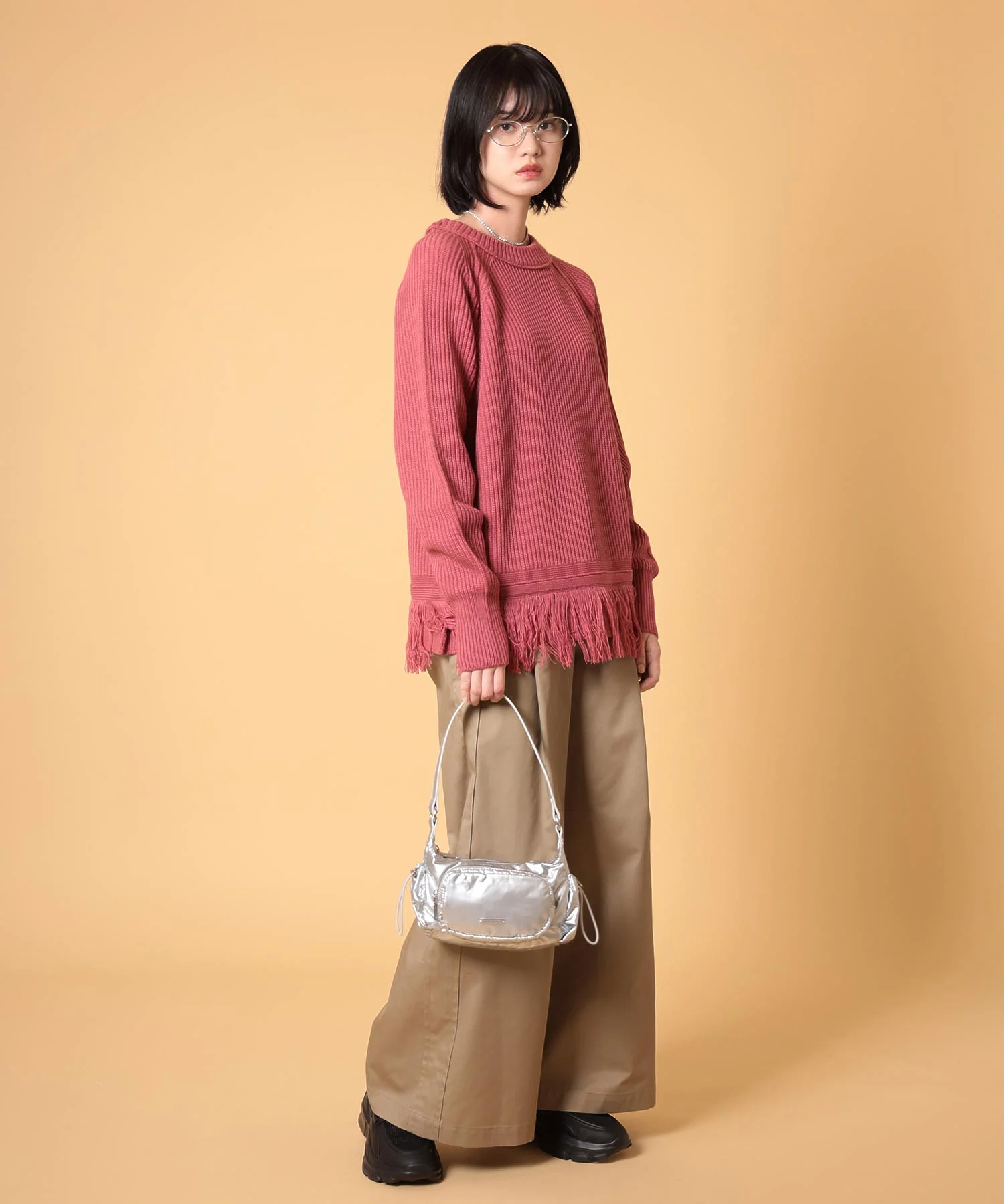 オーバーサイズフリンジニットプルオーバー - Image 15