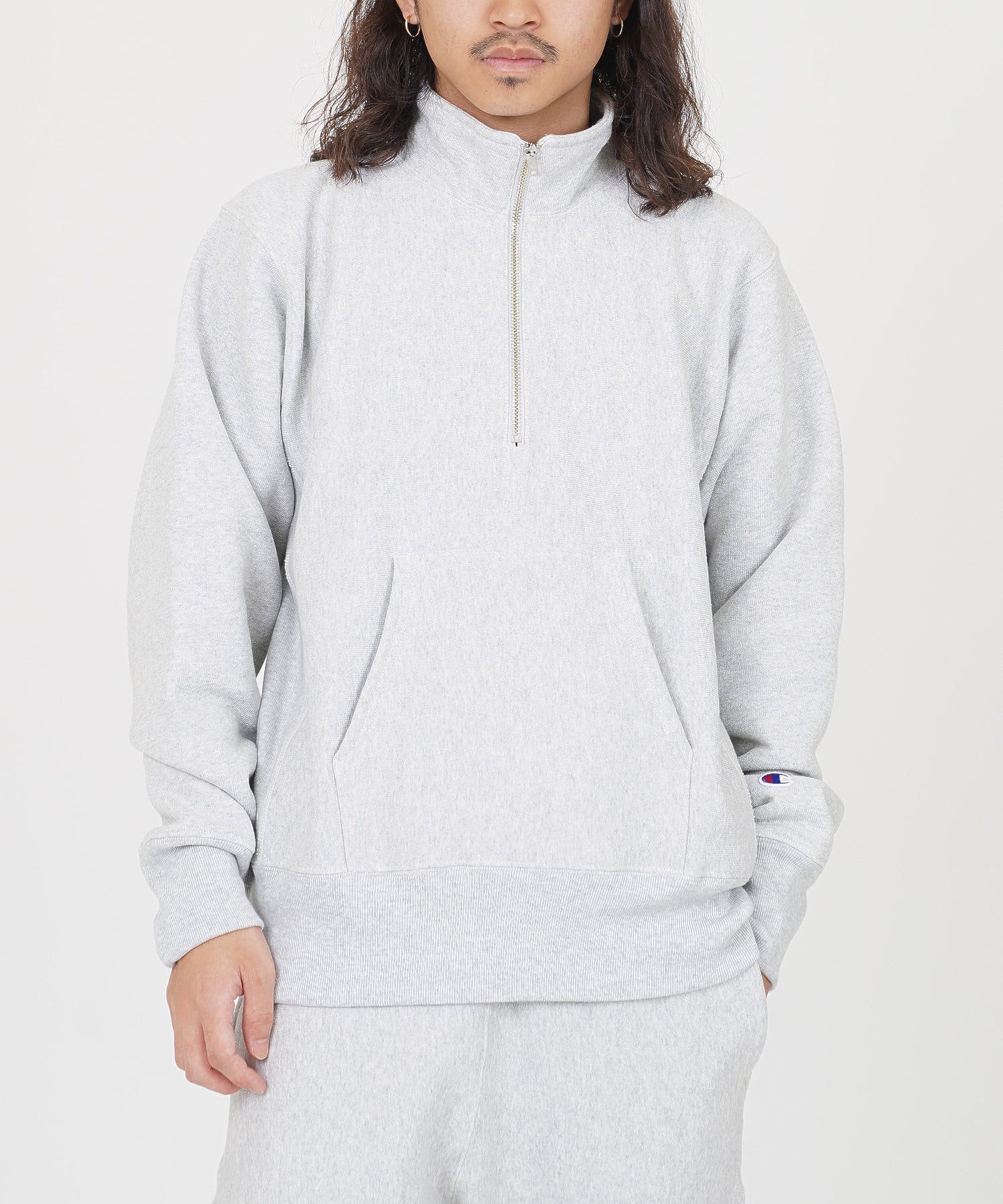 Champion/チャンピオン/REVERSE WEAVE HALF ZIP SWEATSHIRT/C3-Y017 - Image 13