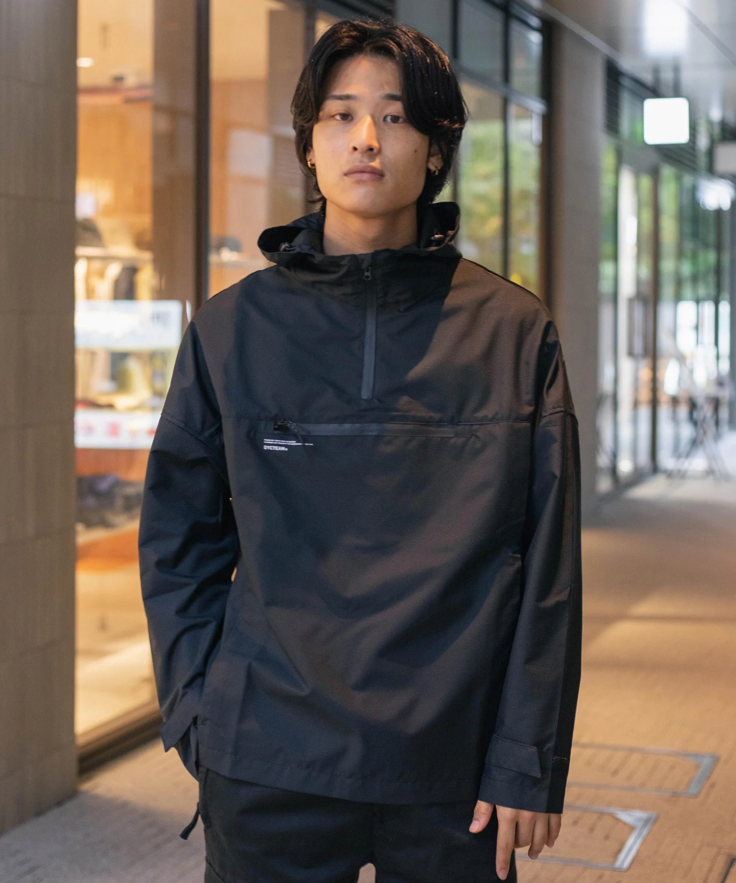 DYCTEAM /ディーワイシーチーム Water repellent anorak DHD-B-2164-BK - Image 2