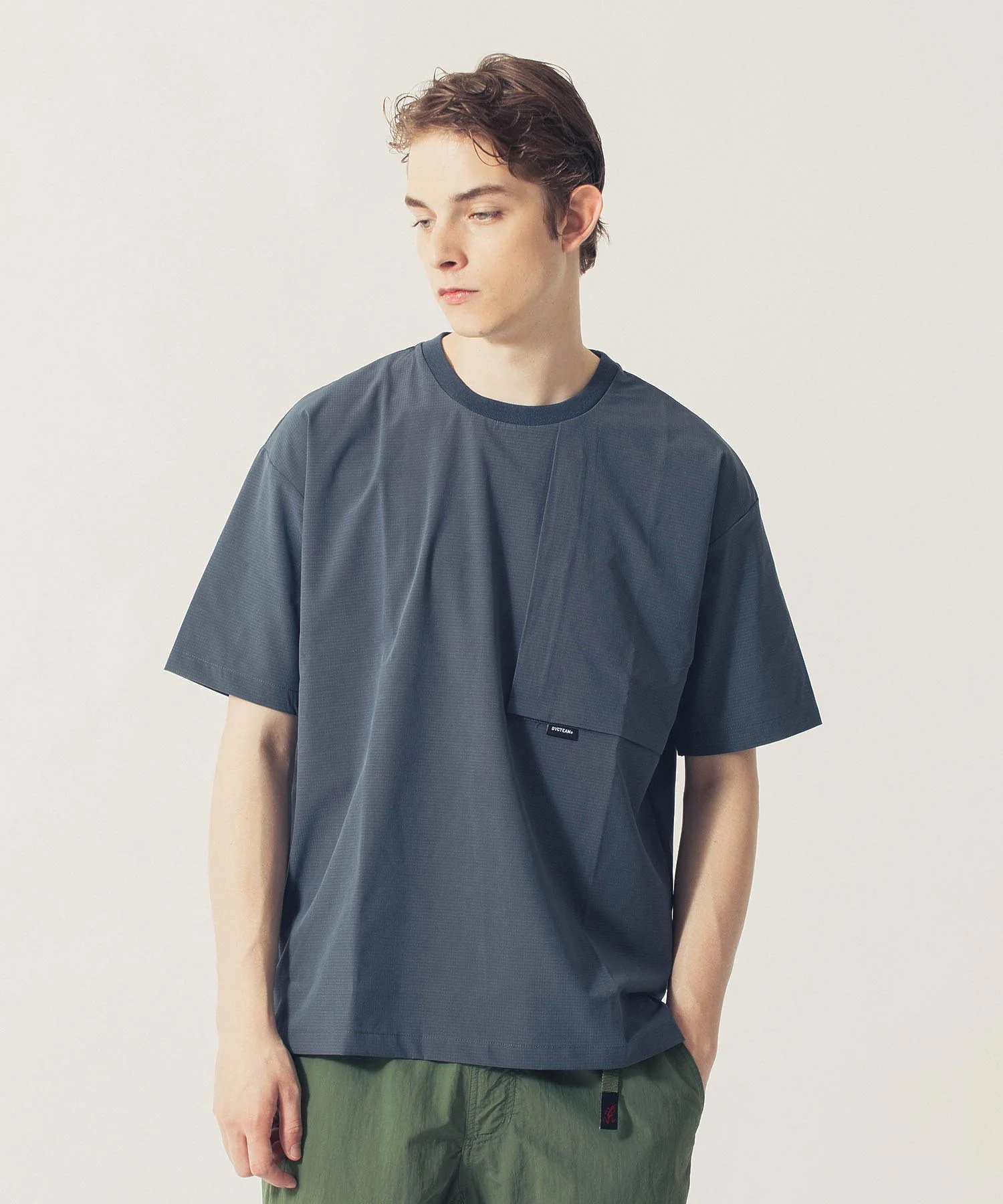 DYCTEAM /ディーワイシーチーム/ See-through Loose-Tee DST-B-2205-GY