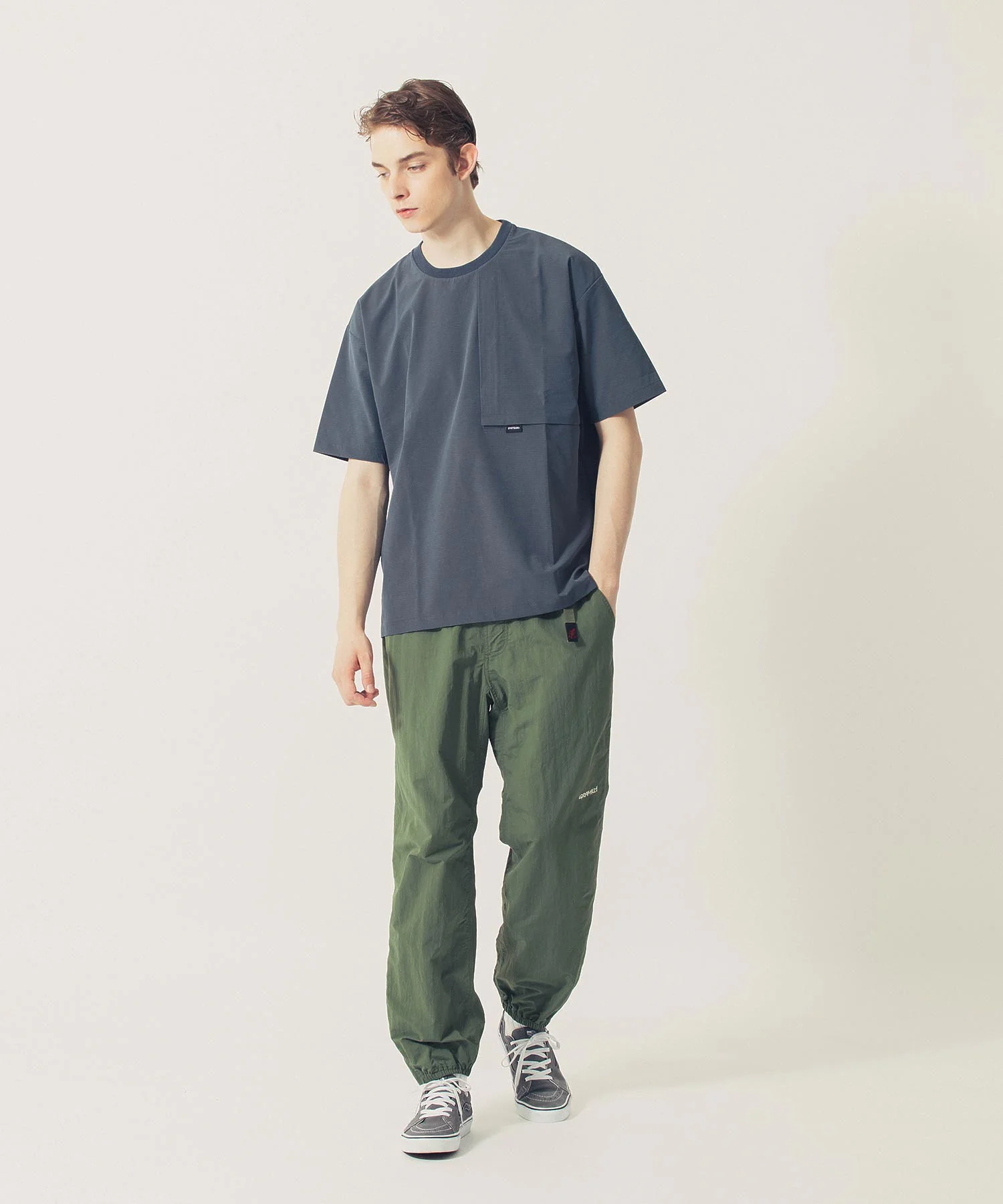 DYCTEAM /ディーワイシーチーム/ See-through Loose-Tee DST-B-2205-GY - Image 4