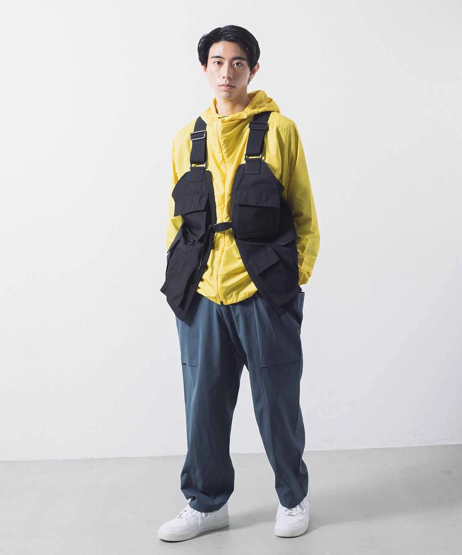 DYCTEAM /ディーワイシーチーム/ See-through LF tapered pants DLP-B-2205-GY - Image 6