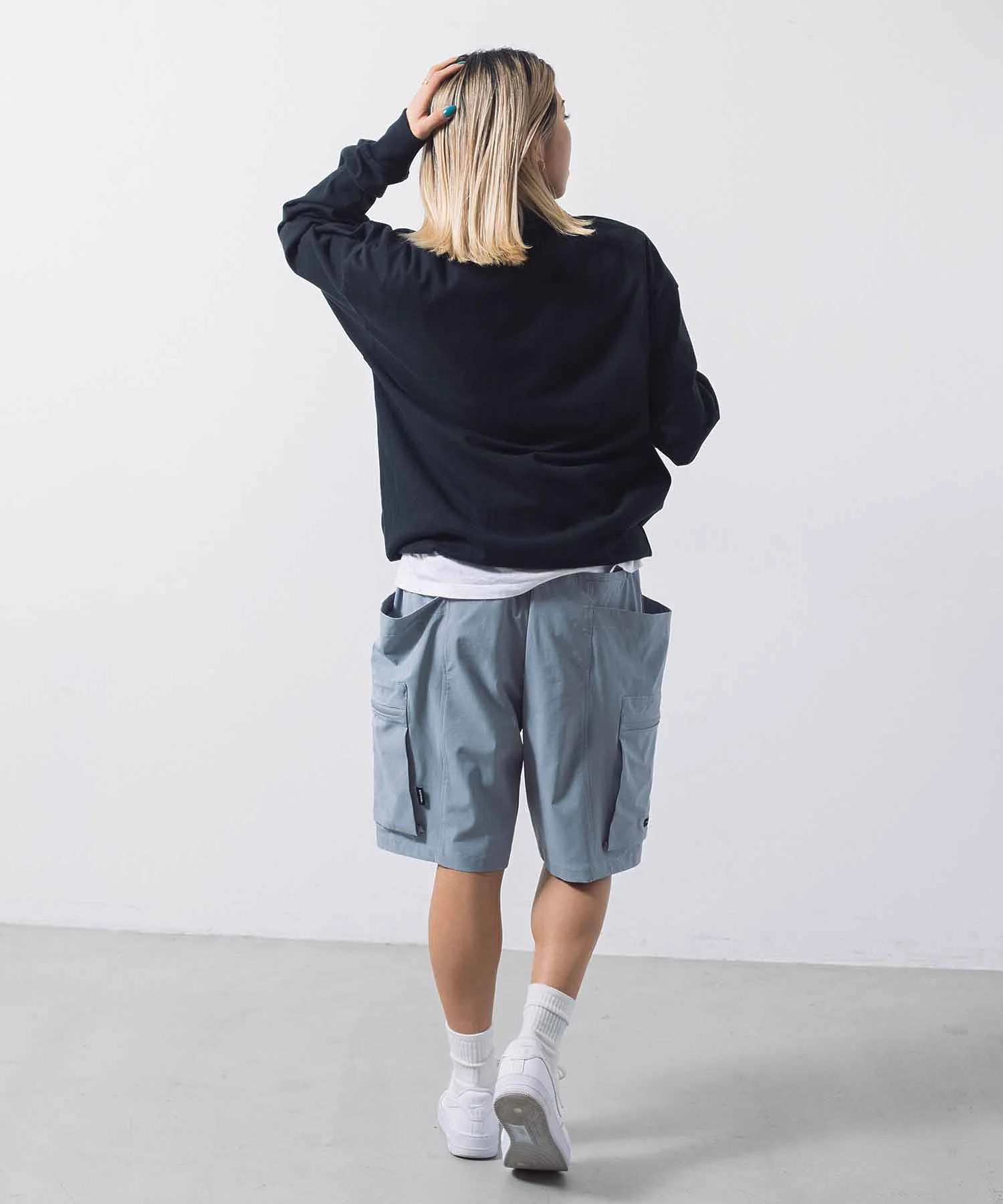 DYCTEAM /ディーワイシーチーム/ See-through LF pocket S-pants DSP-B-2206-GY - Image 6