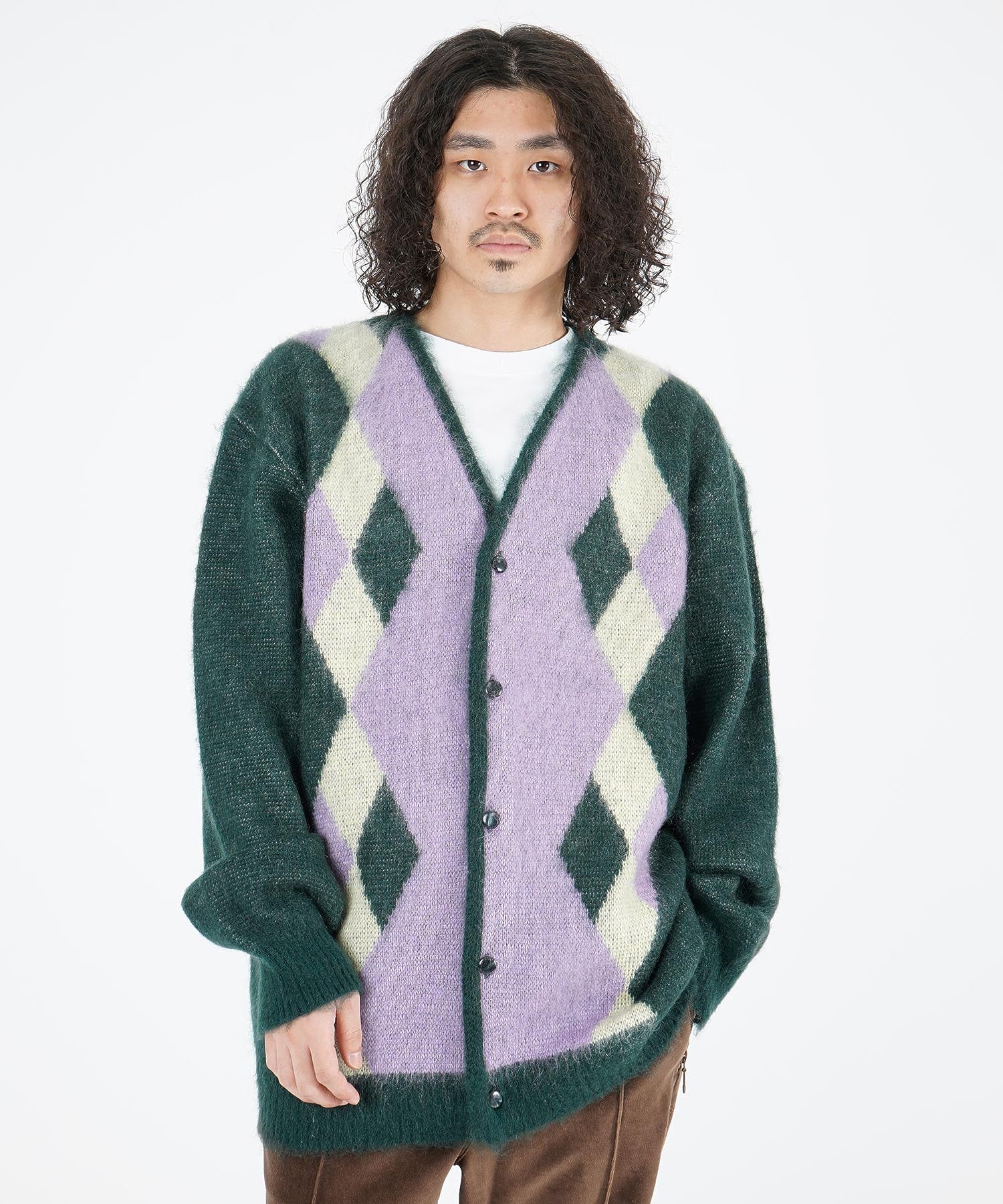 NEEDLES/ニードルズ/Mohair Cardigan - Diamond/LQ272 - Image 11