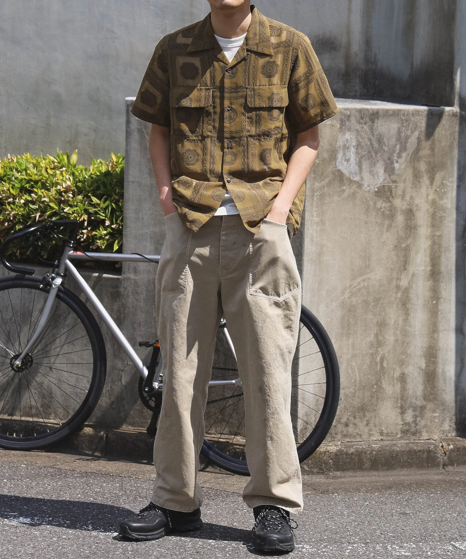 NEEDLES/ニードルズ/S/S Classic Shirt-PE/R Chain Border Jq/MR135 - Image 17