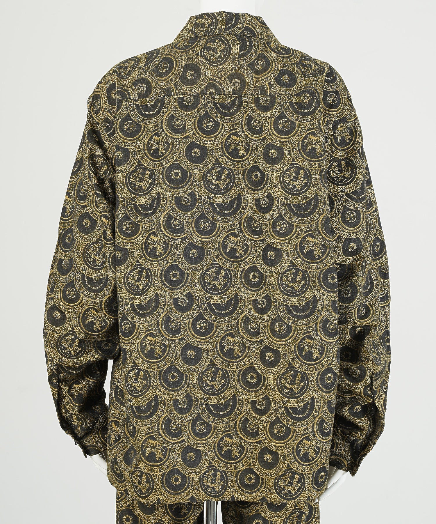 BEDWIN/ベドウィン/L/S OPEN COLLAR JACQUARD SHIRT CAMERON 23SB1698 - Image 15