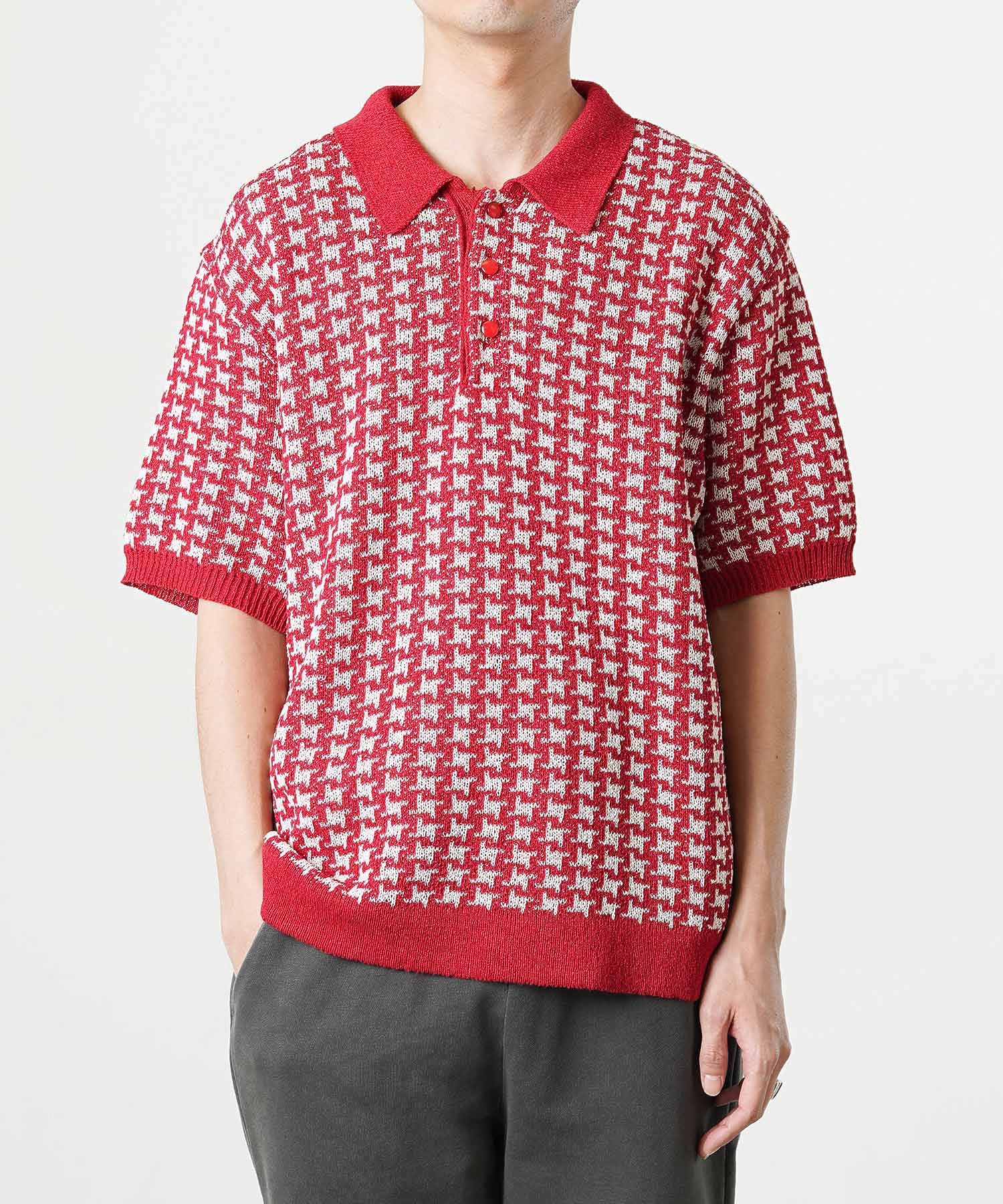 NEEDLES/ニードルズ/Polo Sweater-HoundstoothMR323 - Image 10