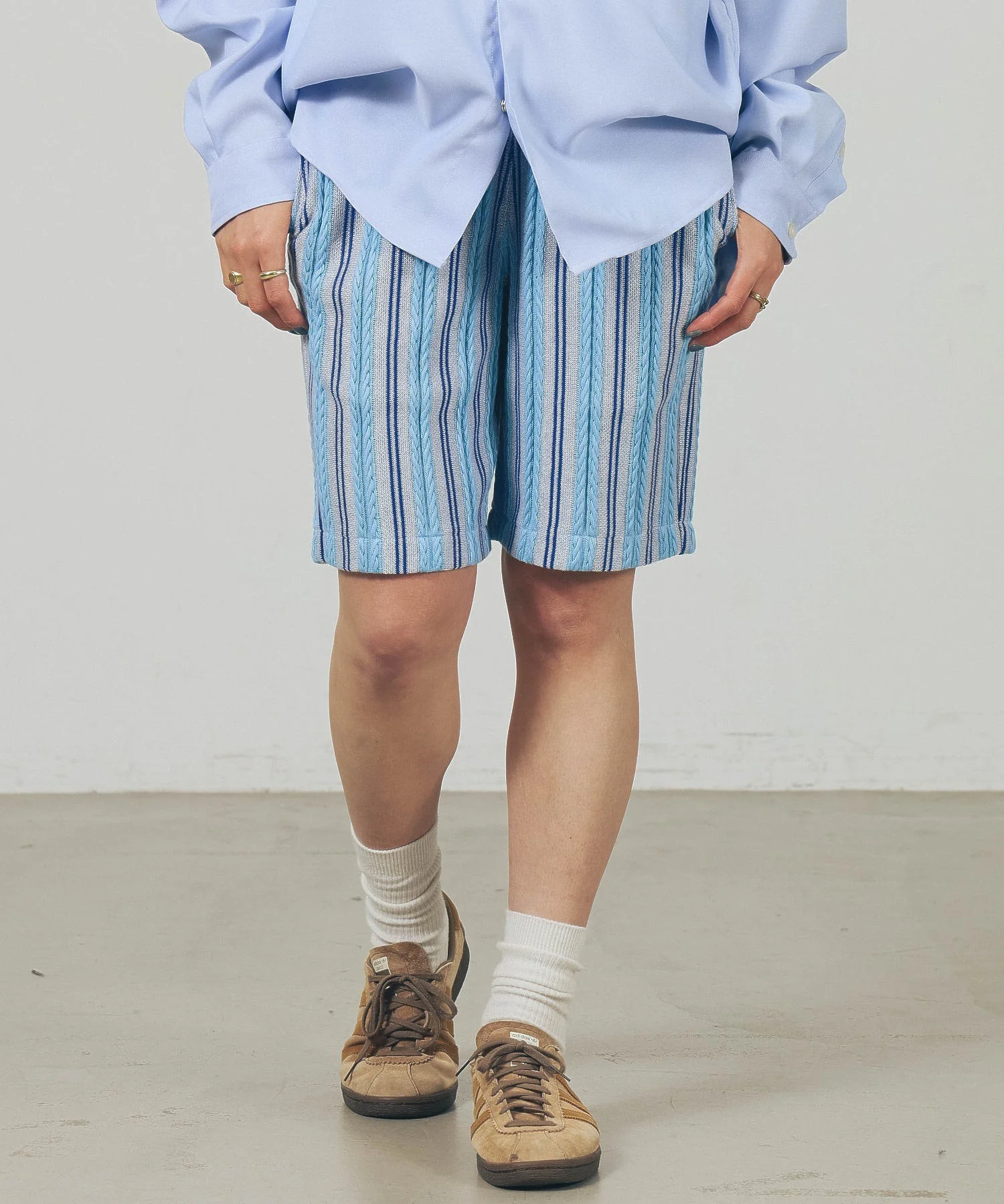 gim context/ジム コンテキスト/Stripe Shorts/23205120 - Image 10