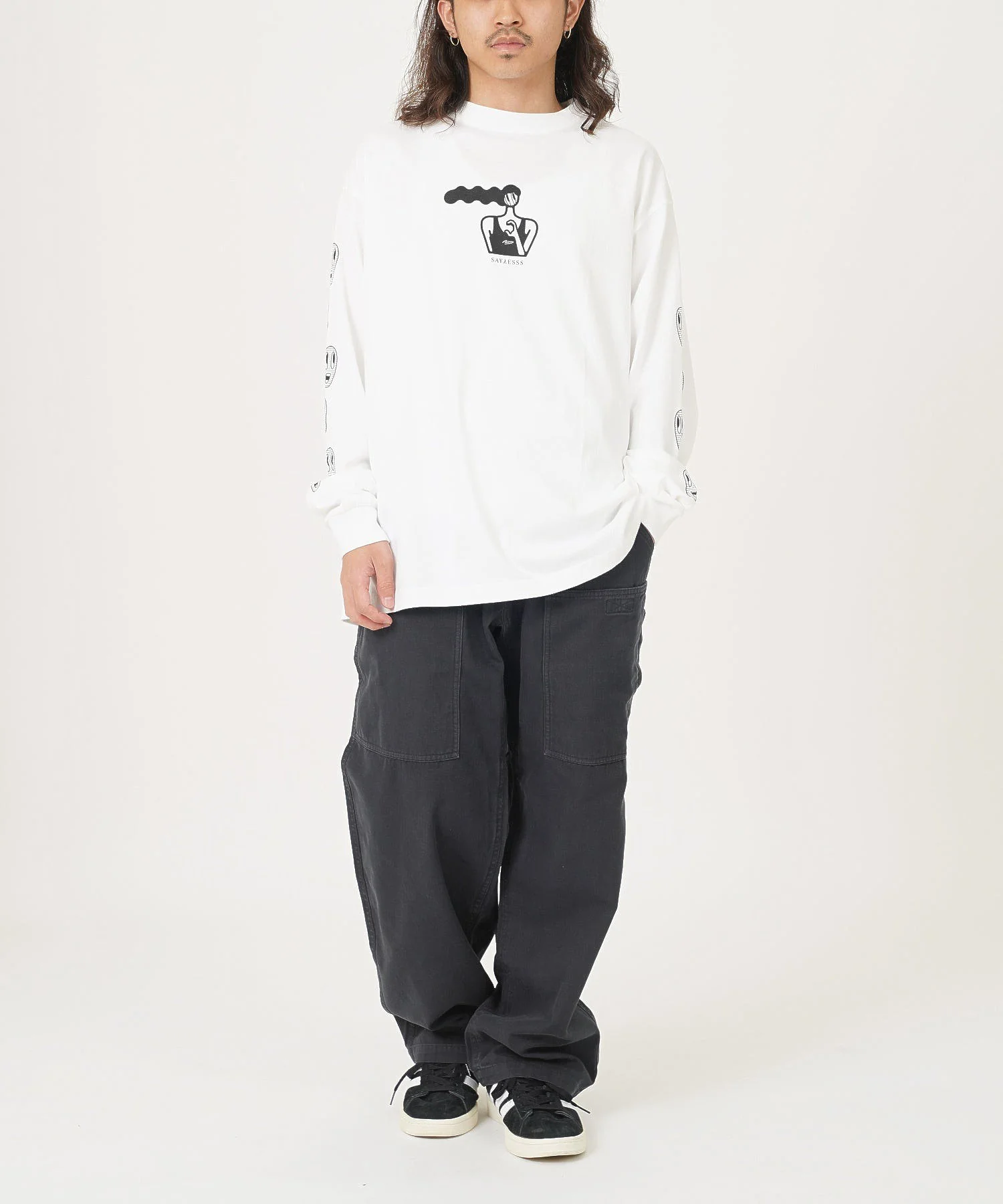 SAYHELLO/セイハロー/Rimo KOnnichiwa L/S Tee/2302-T02 - Image 17