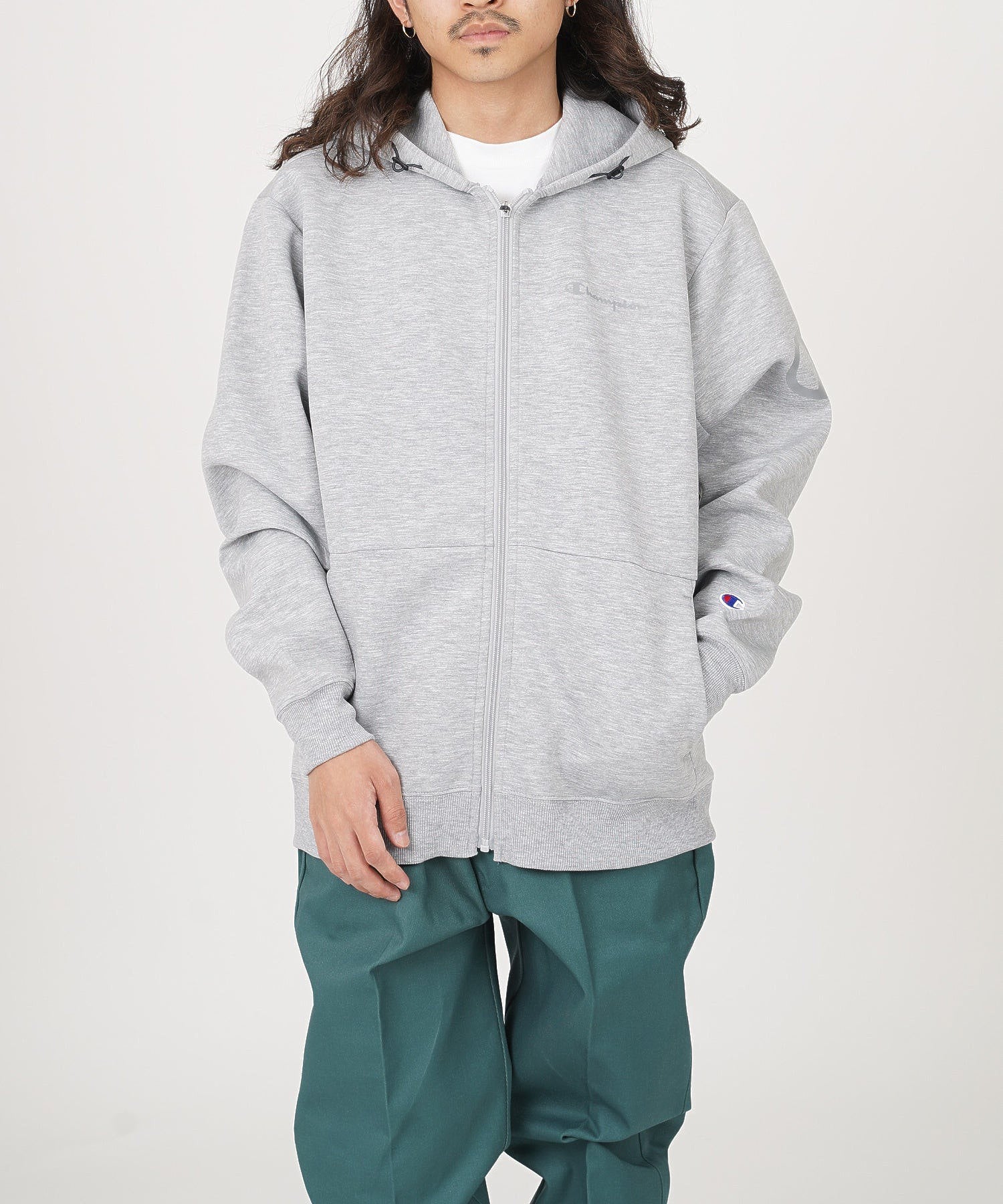 Champion/チャンピオン/TW 3LS ZIP HOODED SWEAT/C3-YS101 - Image 14