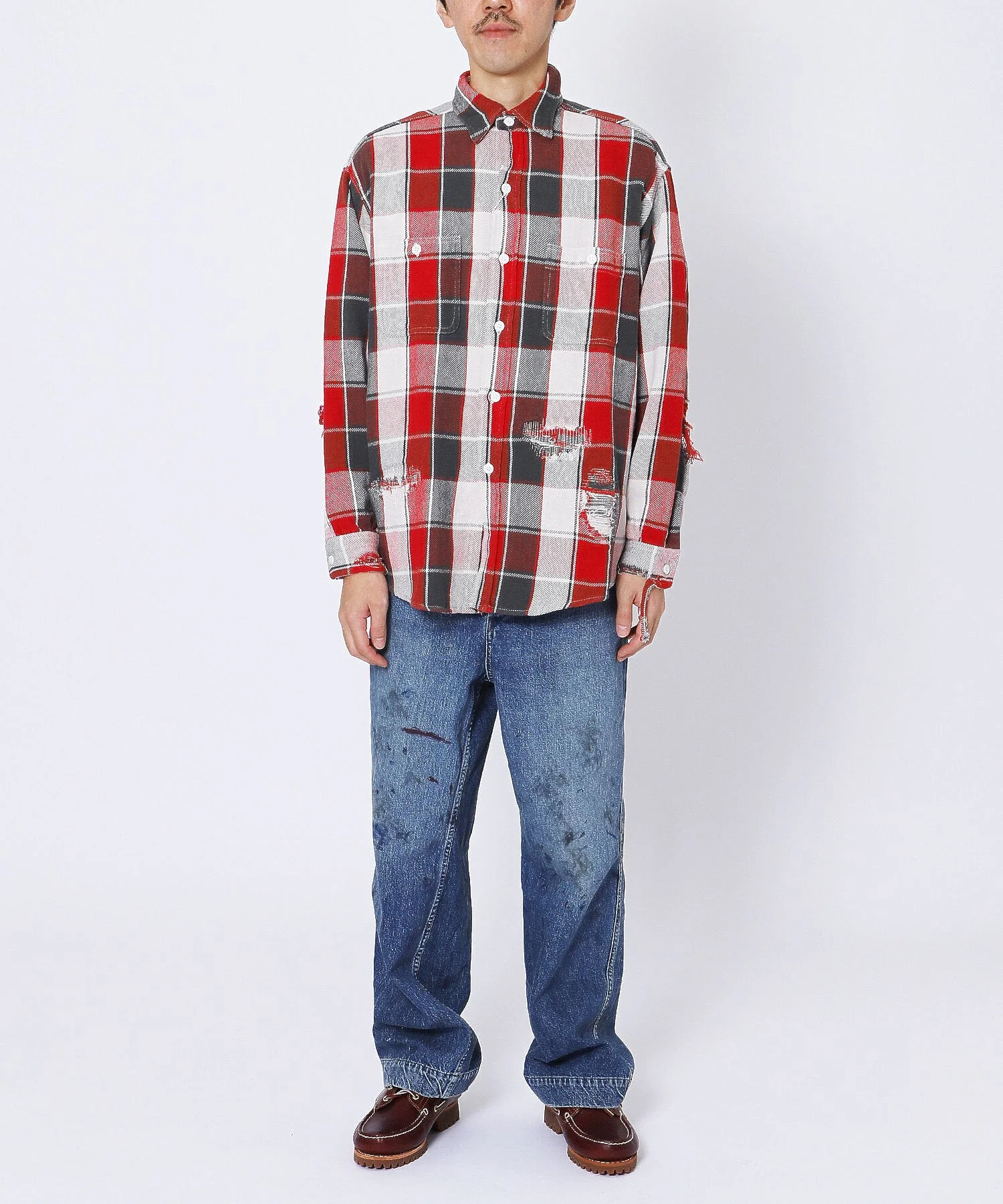 BOW WOW/バウワウ/REPAIR AGEING FLANNEL SHIRTS/BW2302-RAFS - Image 12