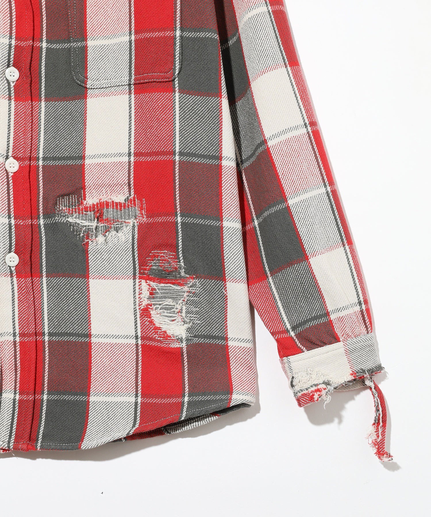 BOW WOW/バウワウ/REPAIR AGEING FLANNEL SHIRTS/BW2302-RAFS - Image 4