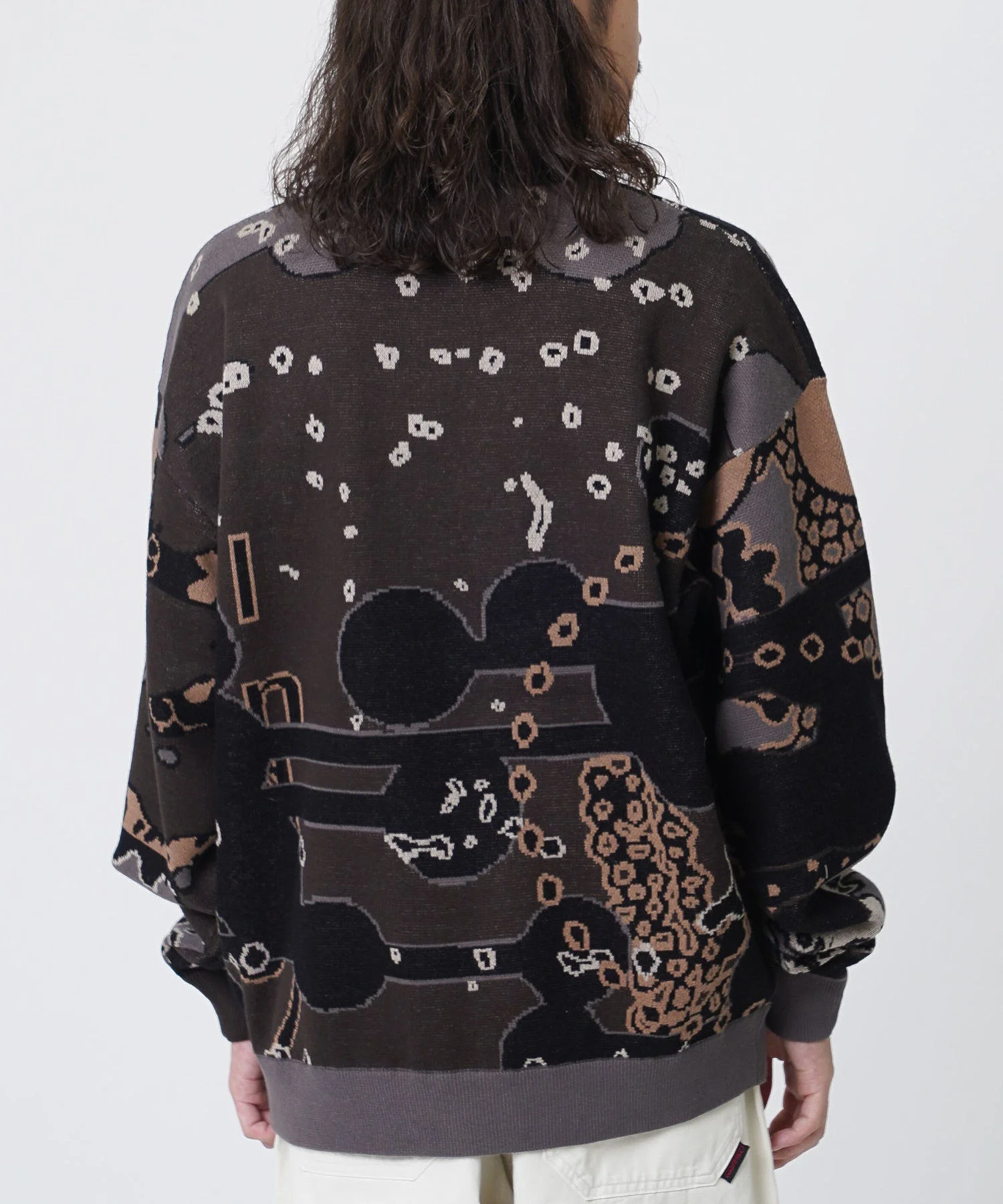 BAL/バル/JACQUARD COTTON CREWNECK SWEATER/BAL-2075 - Image 12
