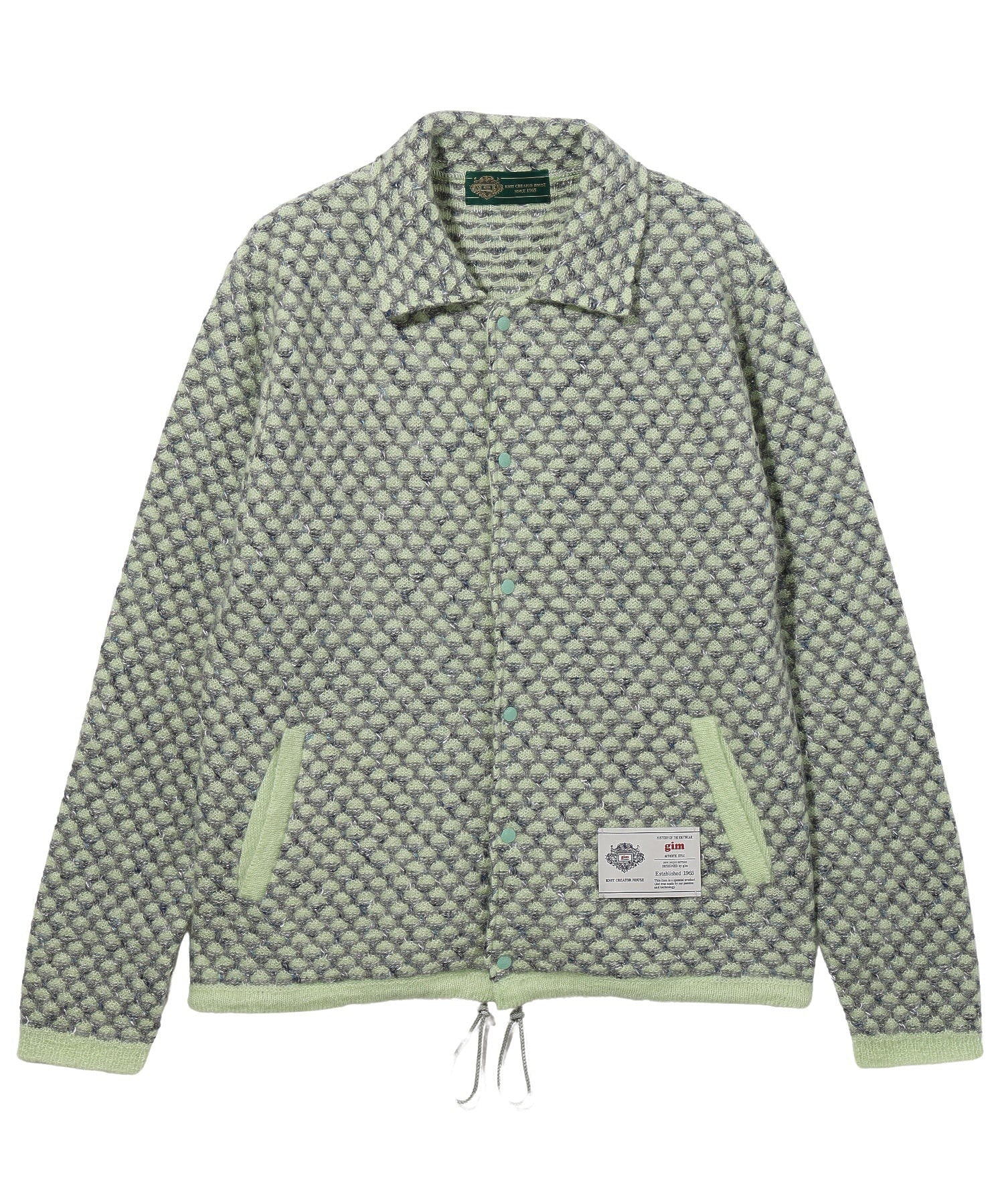 gim context/ジム コンテキスト/Knitted Coach Jacket/23505110 - Image 16