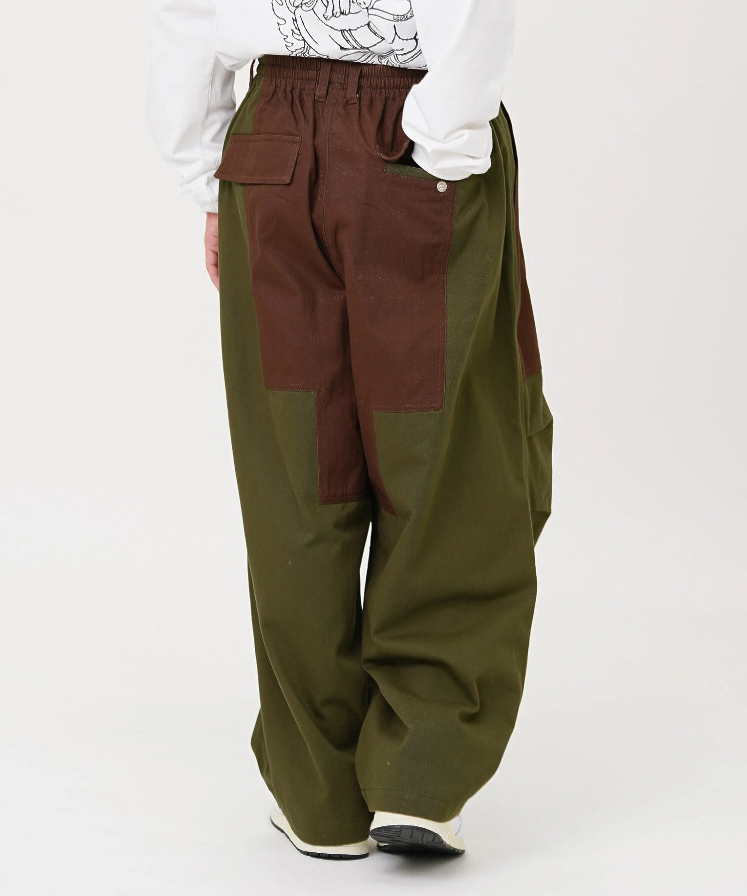 PERKS AND MINI/パークスアンドミニ/CONTRAST PONDERING WIDE LEG PANT/8535 - Image 11