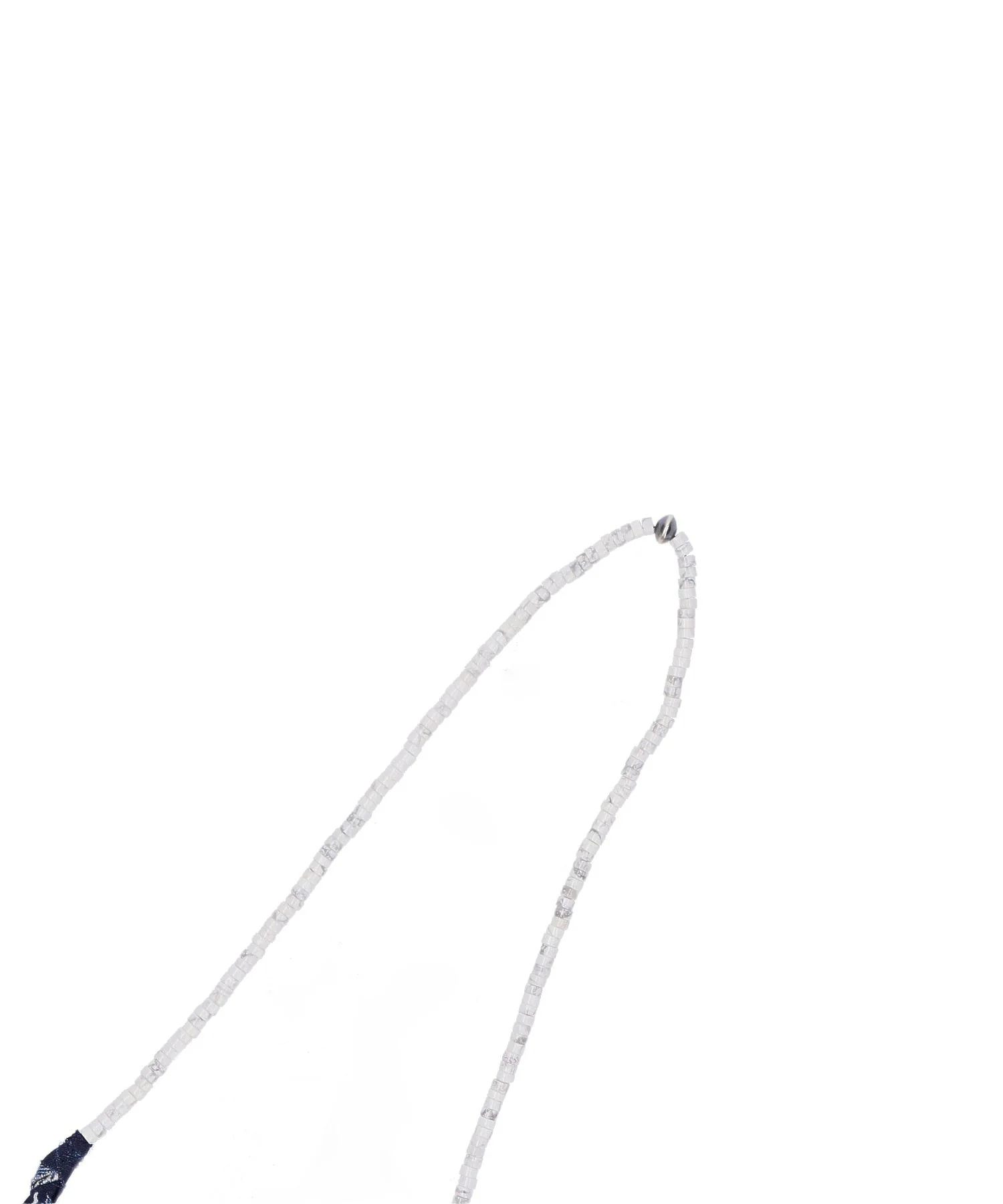 MIKIA/ミキア/vintage denim bandana necklace howlite/223-M-008182-01 - Image 5