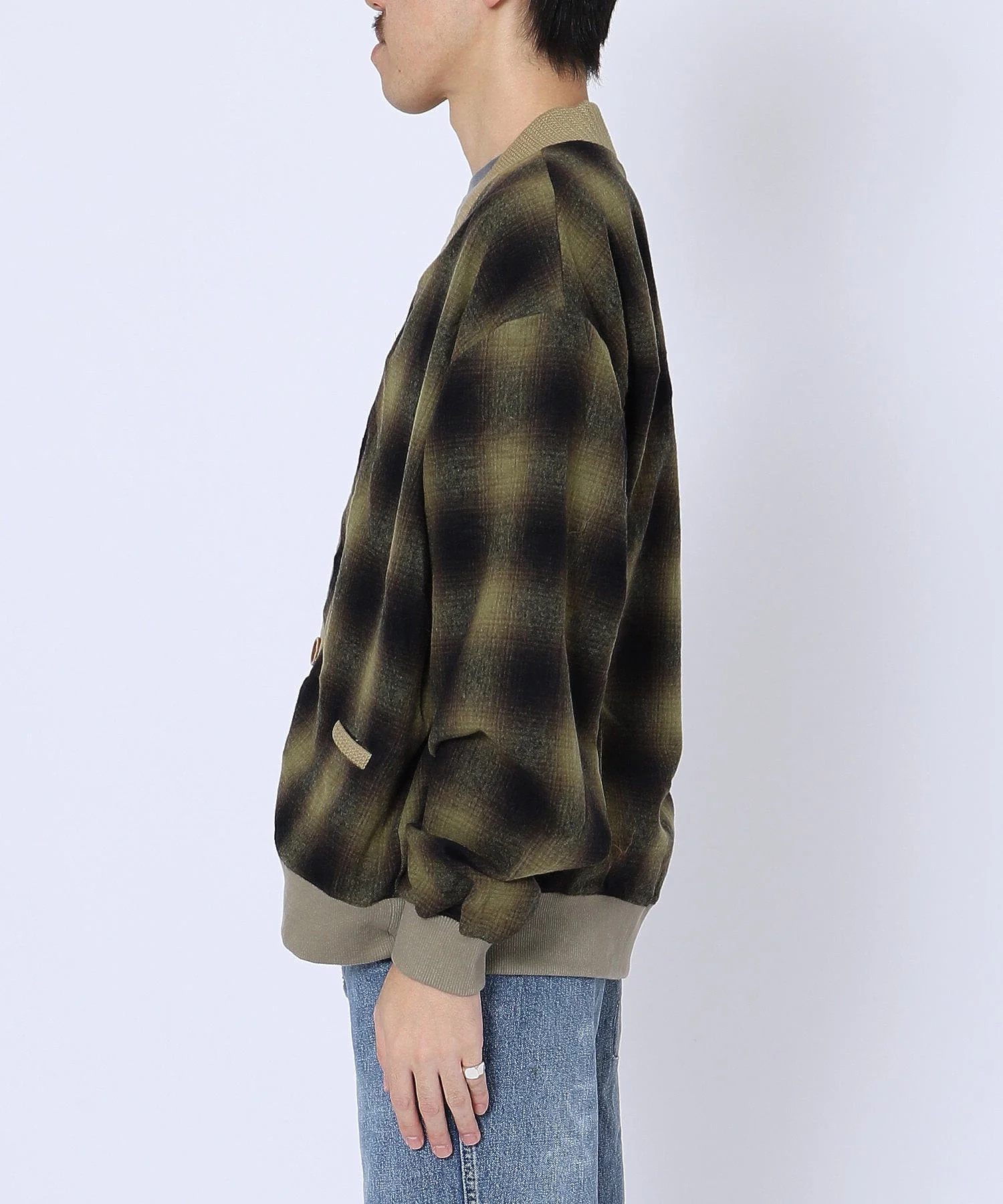 BOW WOW/バウワウ/WOOL CHECK CARDIGAN/BW2302-WCC - Image 8