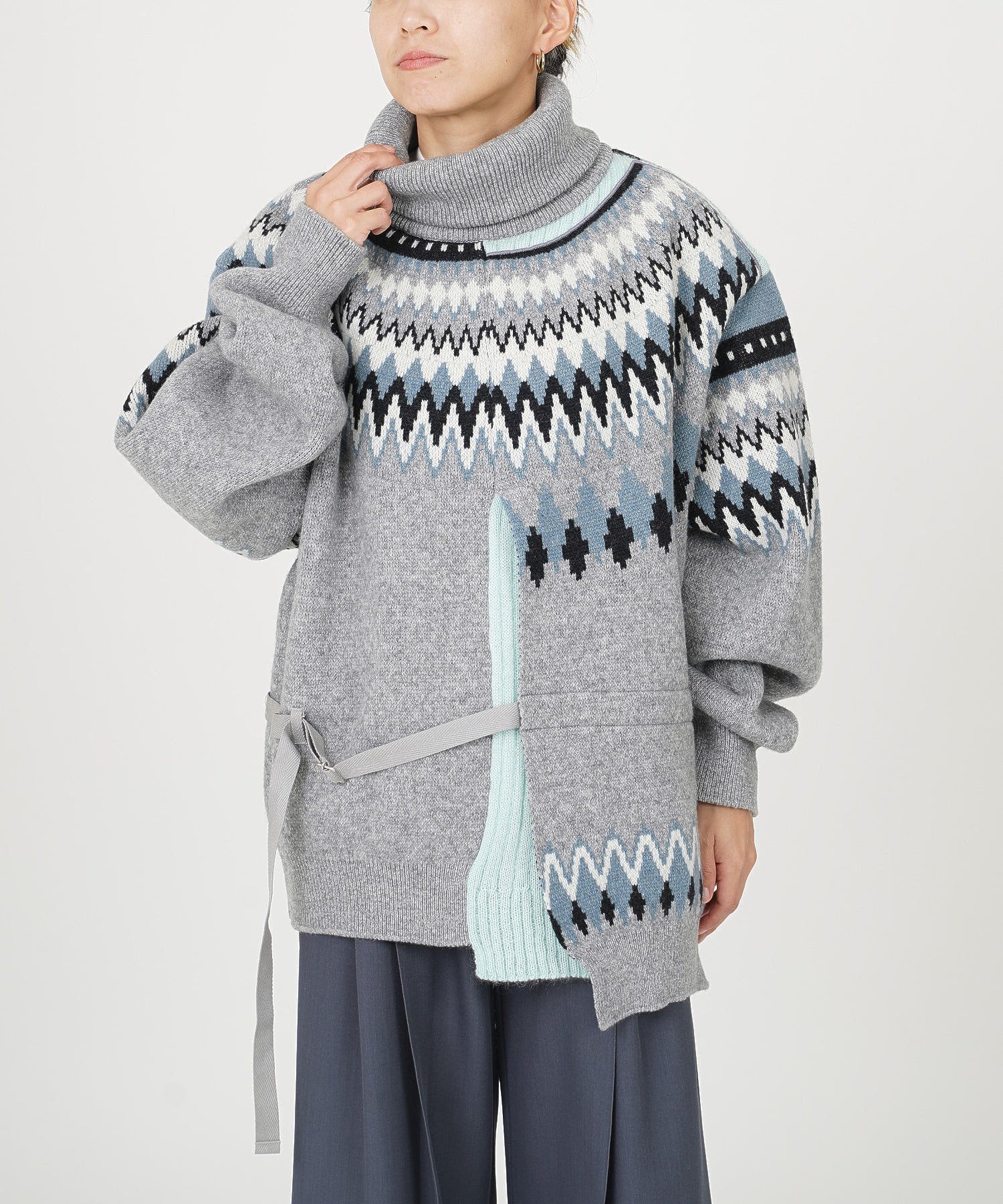 FACETASM/ファセッタズム/DECONSTRUCTED NORDIC KNIT/MKS-KN-U03 - Image 12