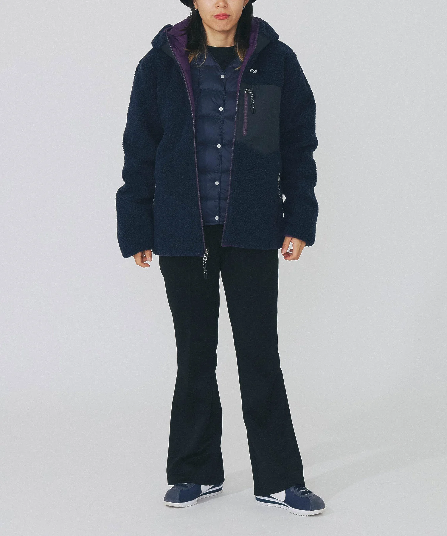 TAION/タイオン/DOWNxBOA REVERSIBLE HOODIE/TAION-R106MB - Image 27
