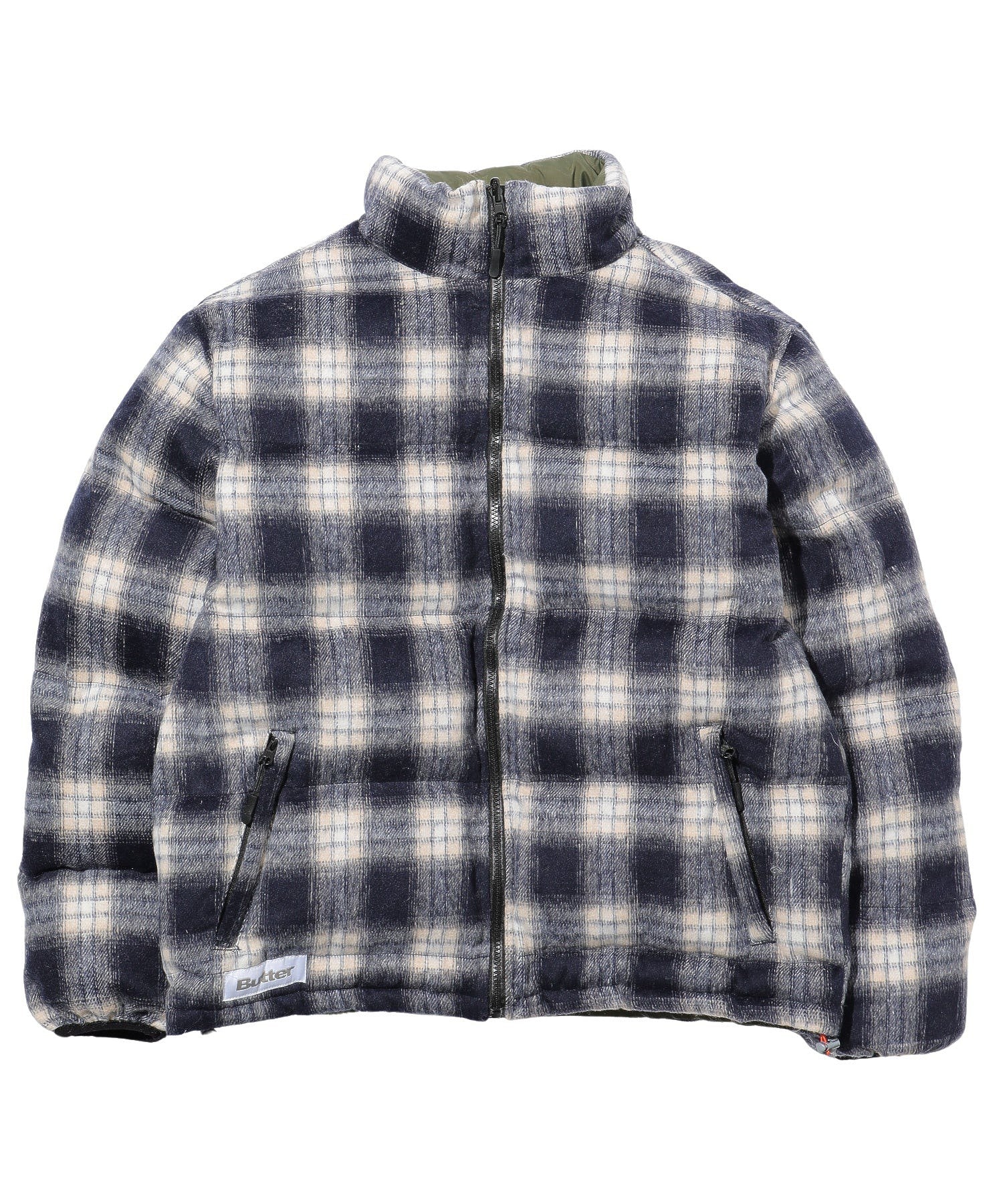 BUTTER/バター/Reversible Plaid Puffer Jacket - Image 29