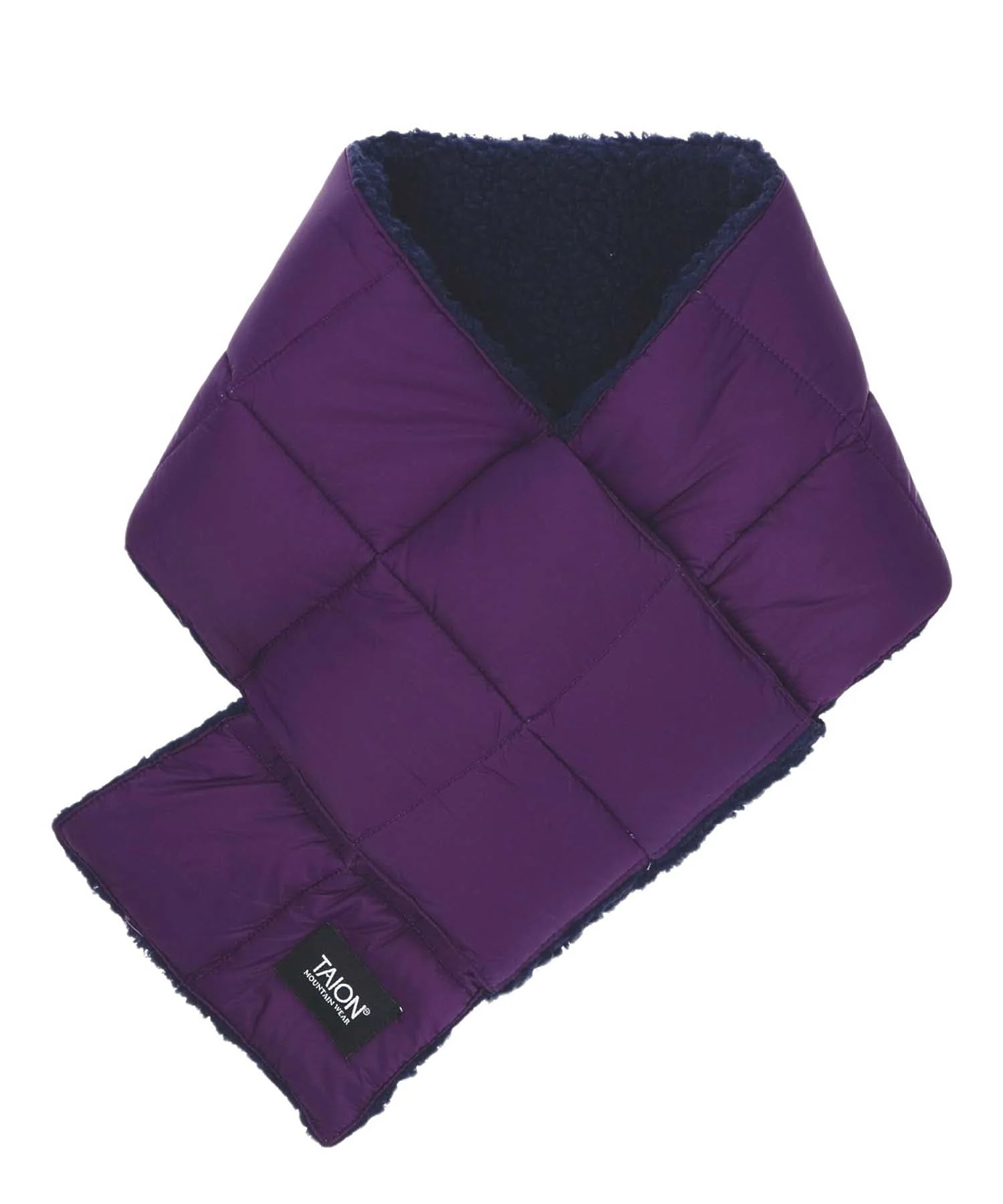 TAION/タイオン/REVERSIBLE MOUNTAIN DOWNxBOA SCARF/TAION-R201MT - Image 24