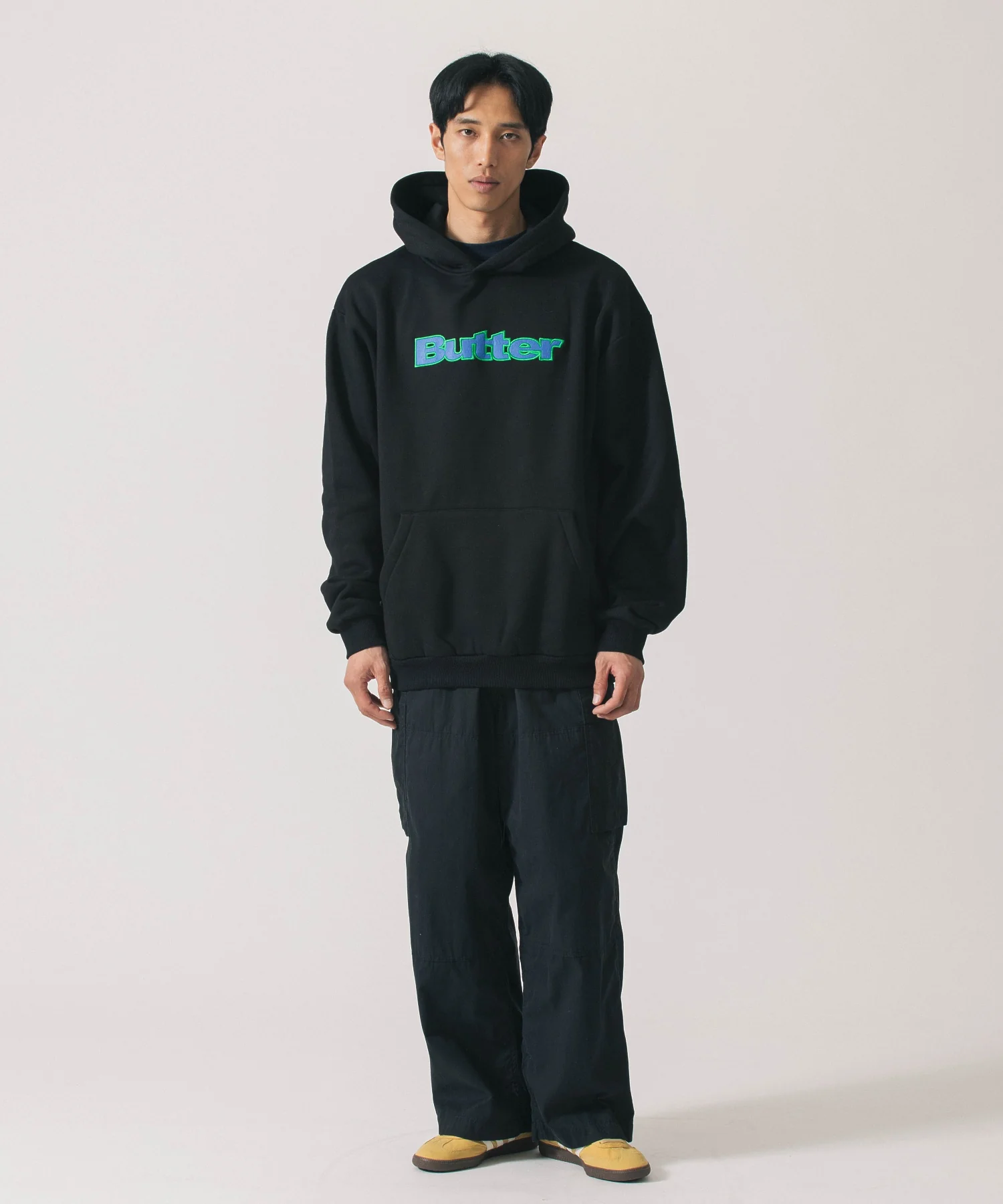BUTTER/バター/Felt Logo Applique Pullover Hood - Image 7