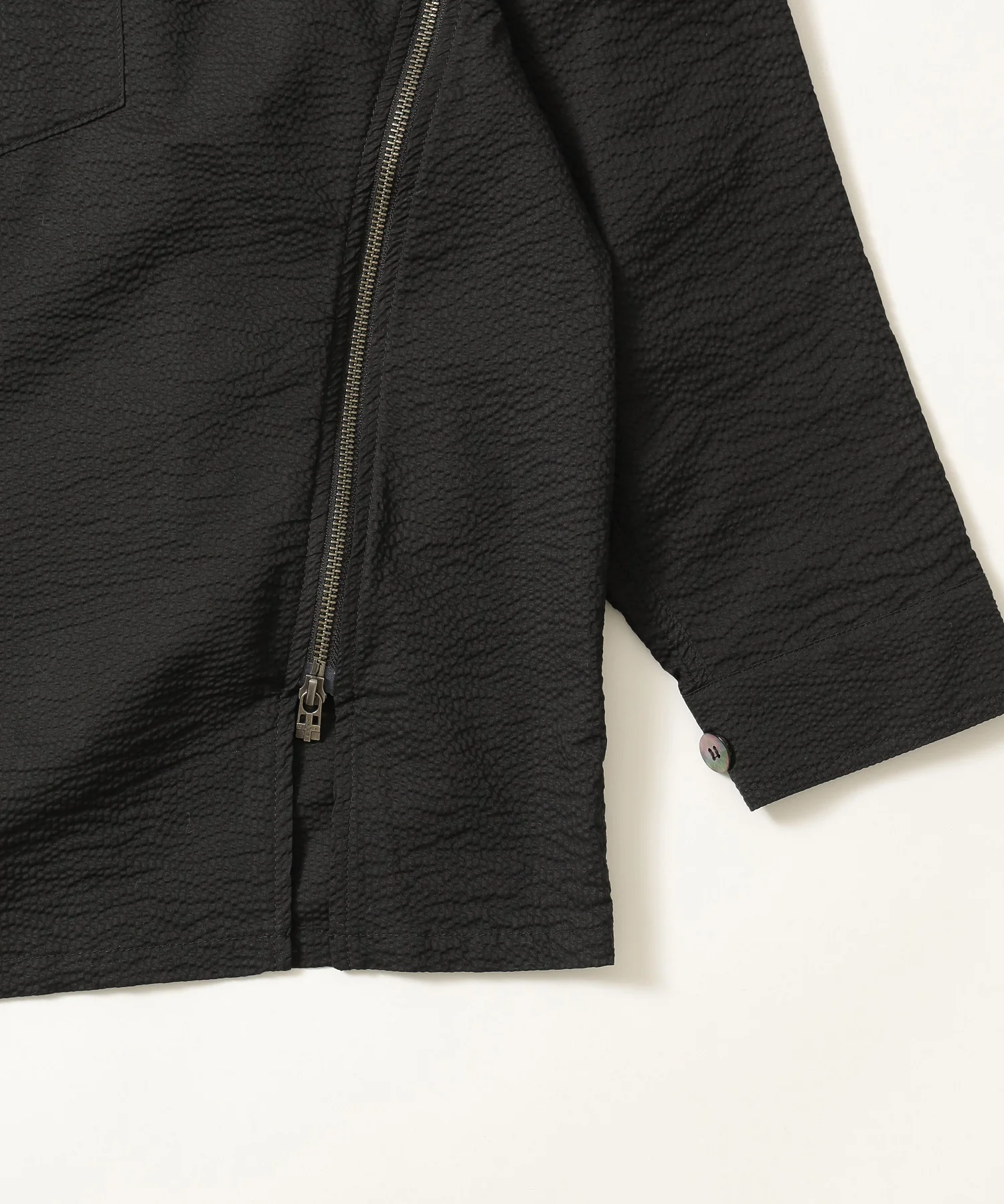 FACETASM WRINKLE CRUSHED ZIP SHIRT SRO-SH-U02 - Image 13