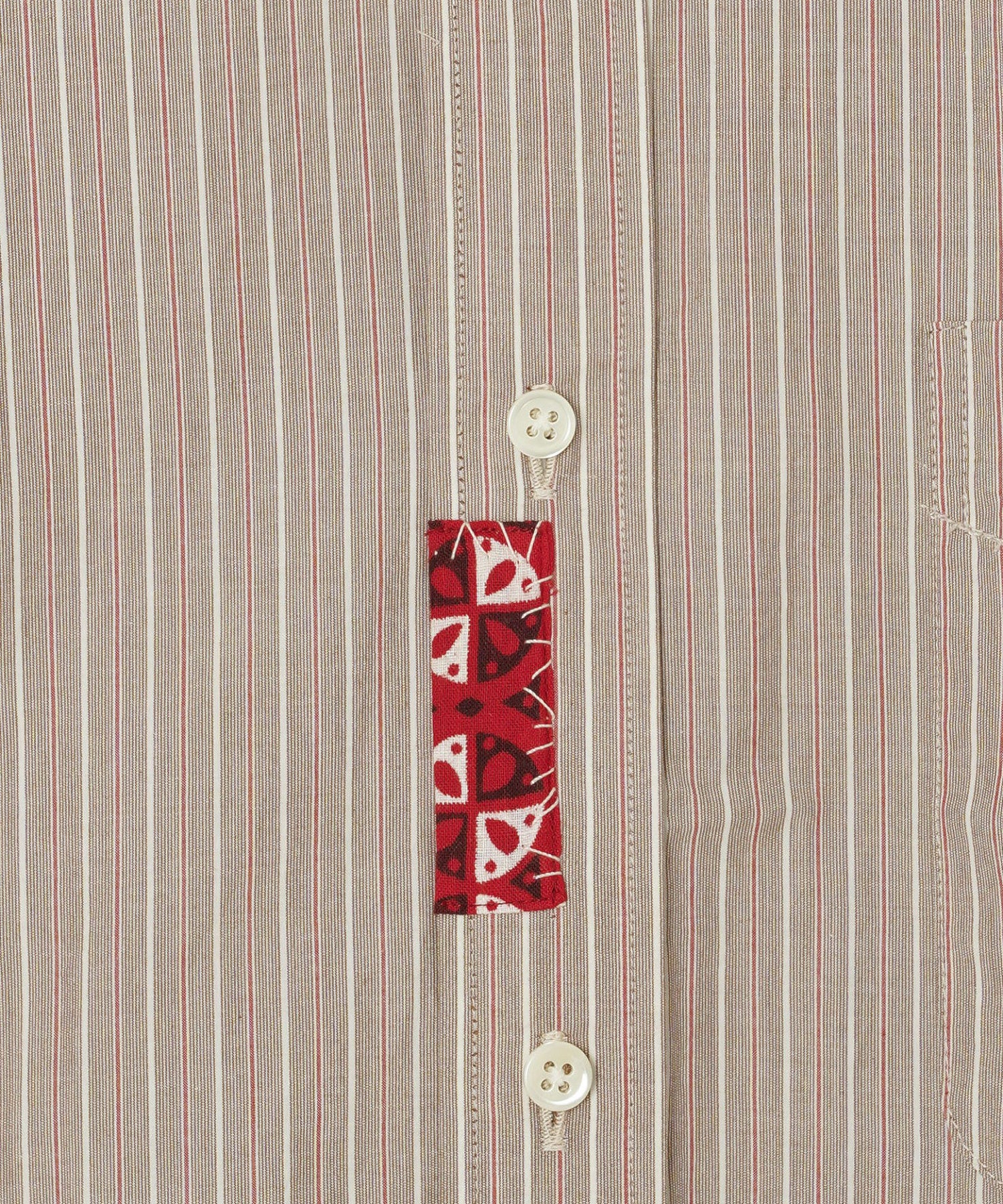 BOWWOW/バウワウ/BANDANNA REPAIR STRIPE SHIRTS/BW241-BRSS - Image 5