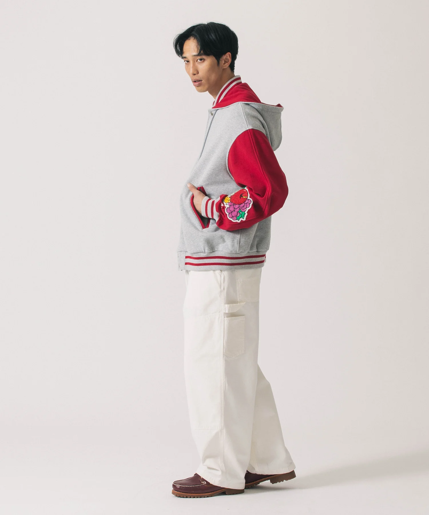 FACETASM×FRUIT OF THE LOOM STADIUM SWEAT JACKET SRO-JK-M05 - Image 13
