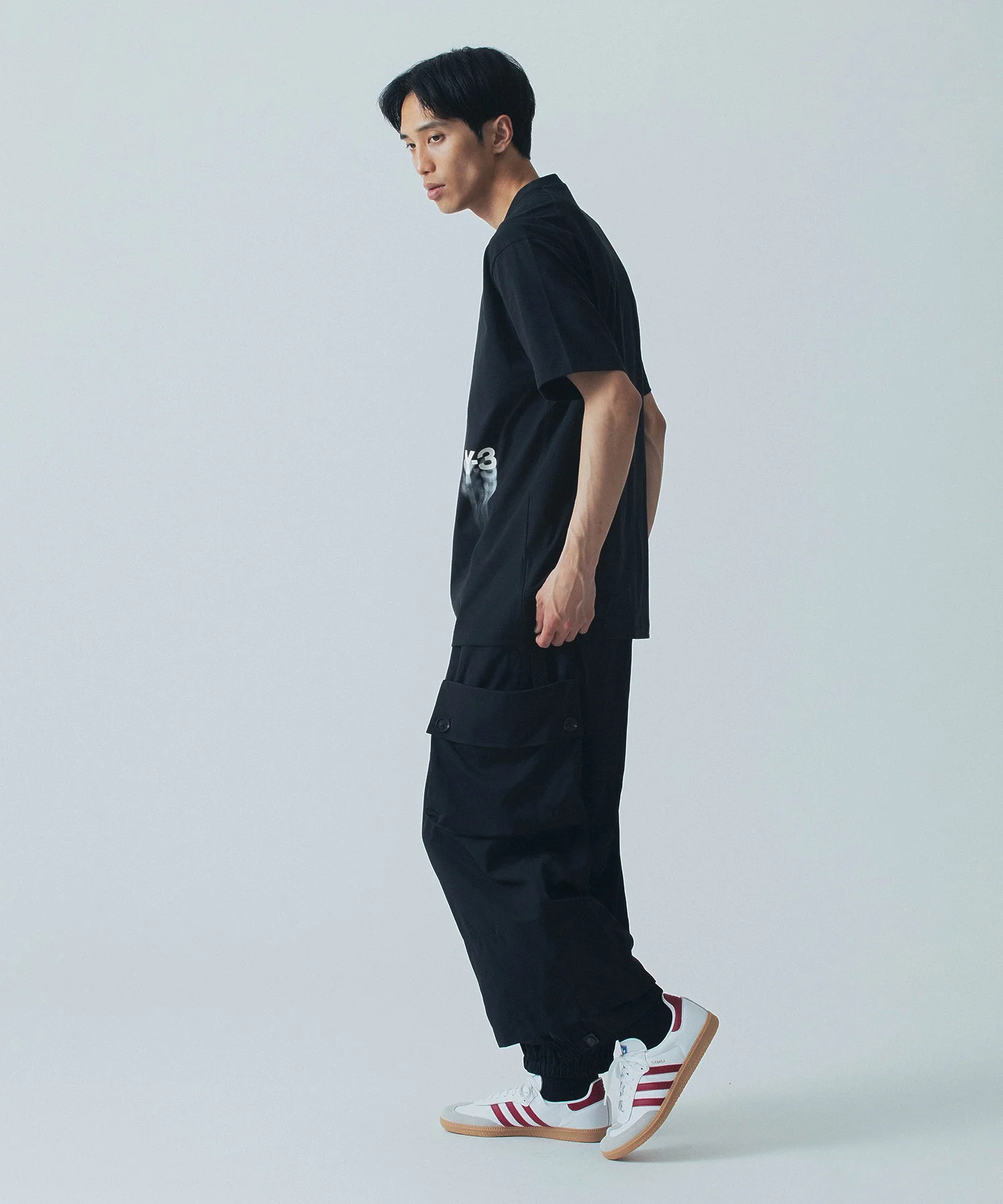 Y-3/ワイスリー/CUFFED TWILL PANT/IN8756 - Image 3