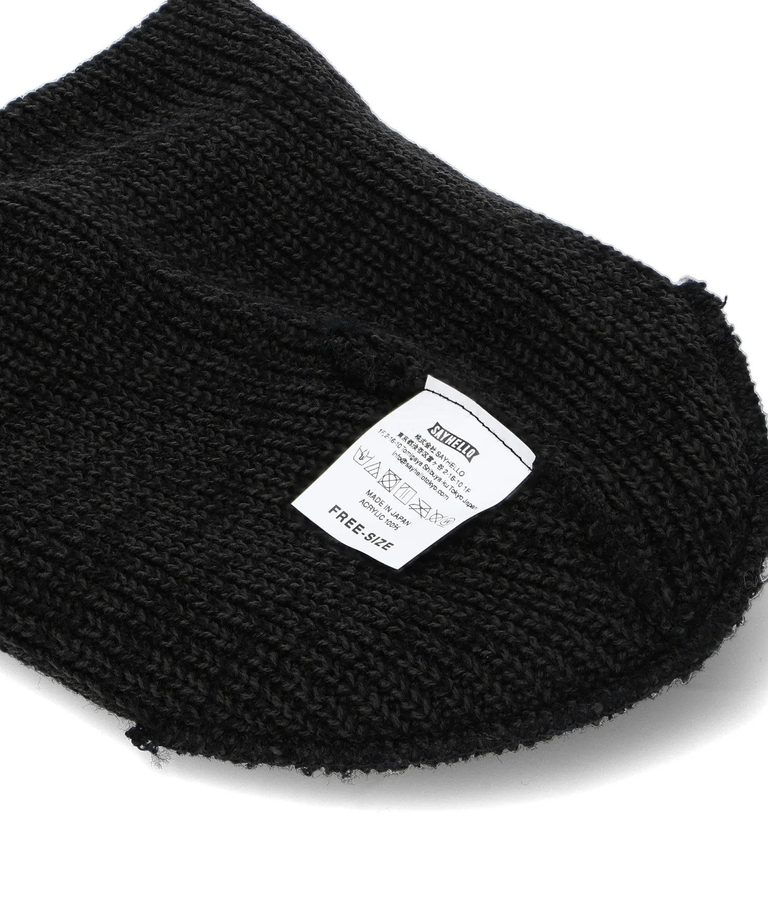 SAY HELLO/セイハロー/EFFECTIVE KNITED CAP/24SS-A05 - Image 5