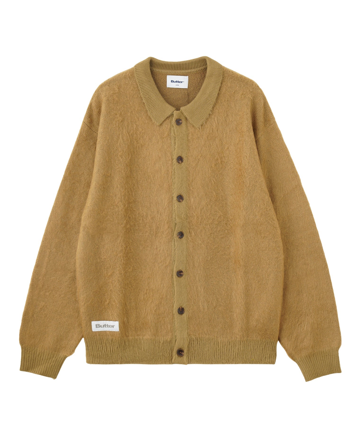 BUTTER/バター/Mohair Button Up Knitted Shirt
