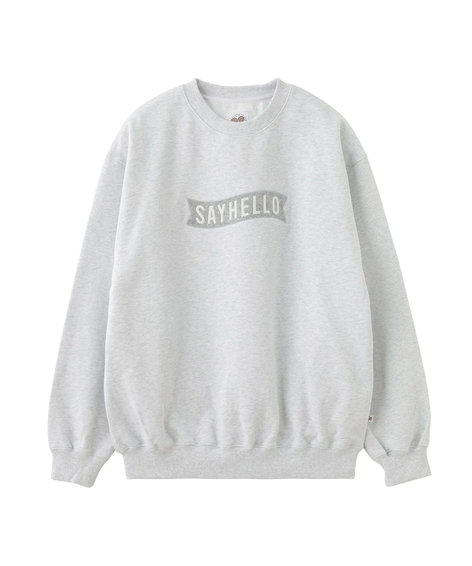 SAYHELLO/セイハロー/Basic Logo Patch Crew/24AW-U03 - Image 2