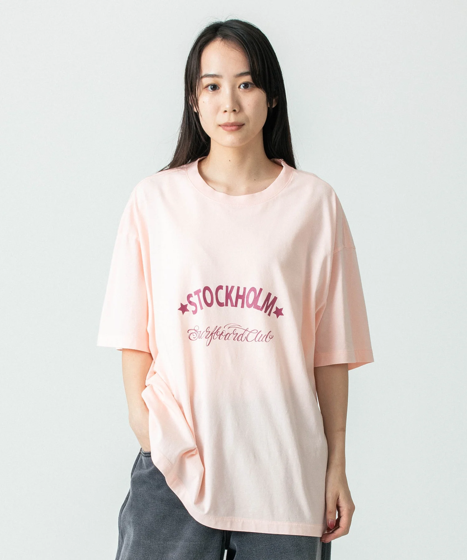 STOCKHOLM SURFBORD CLUB/ストックホルムサーフボードクラブ/Box Tee Sign/U1000175 - Image 4